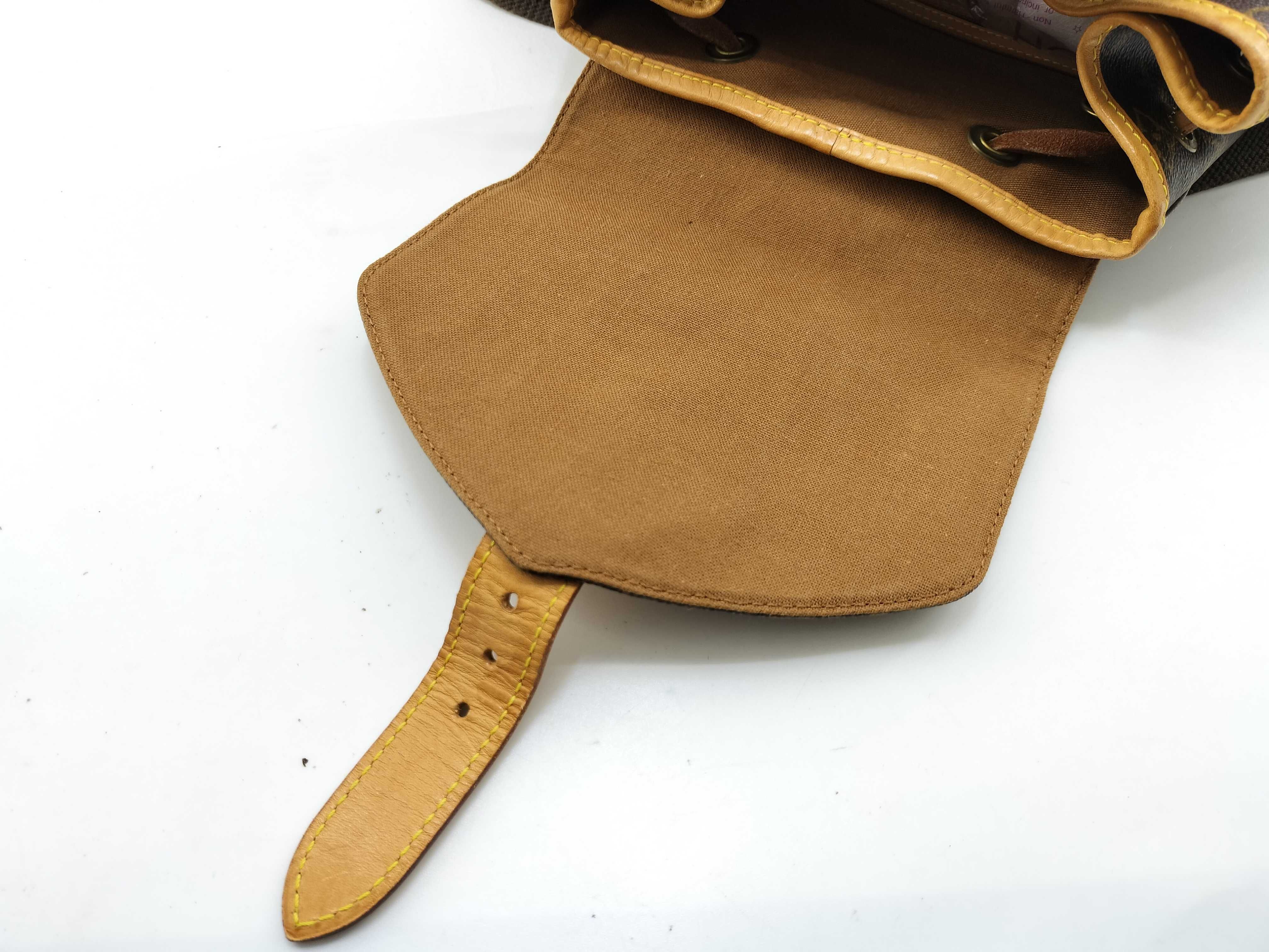 Monogram Backpack Montsouris GM M51135/BA0978 Brown Leather Backpack — view 12