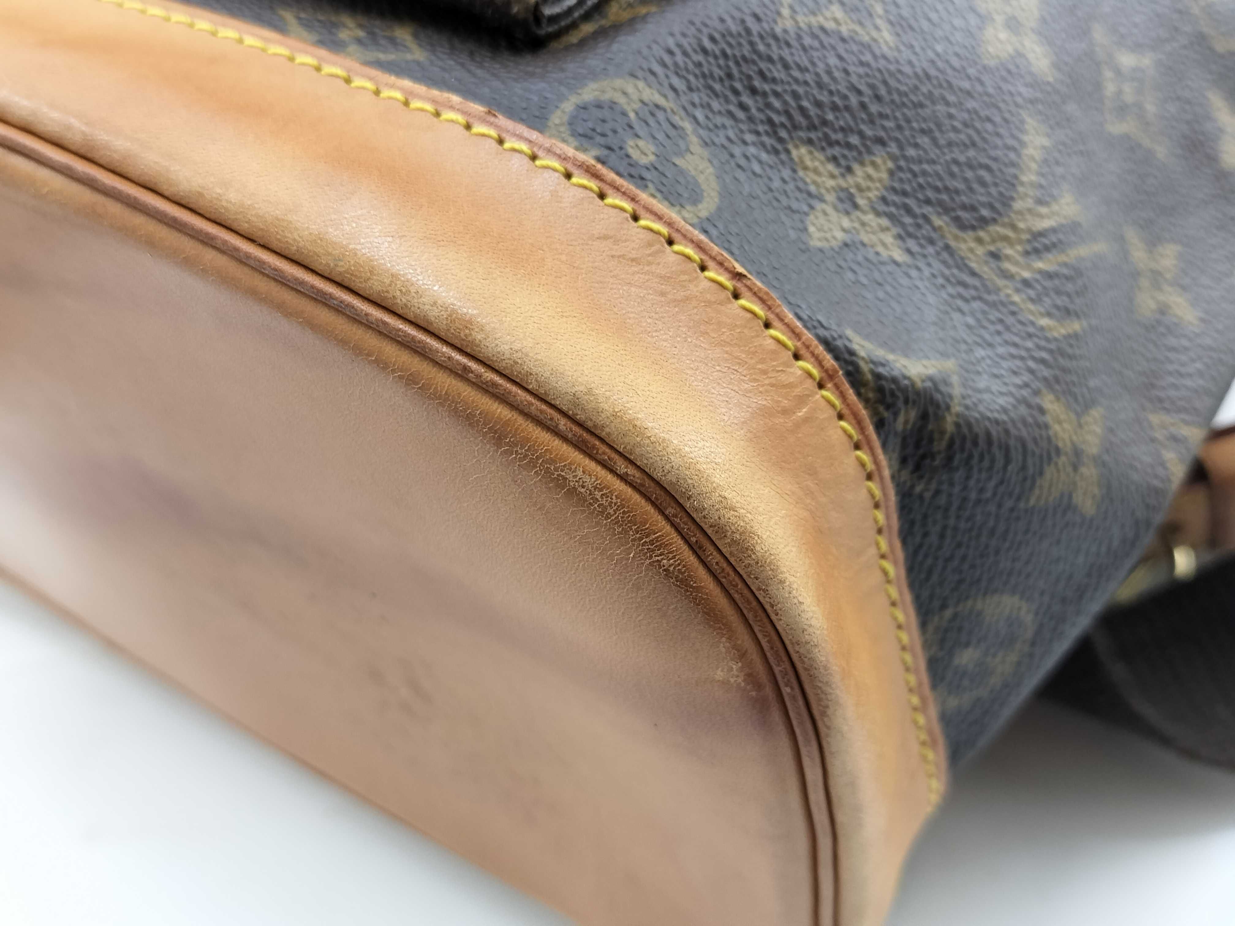 Monogram Backpack Montsouris GM M51135/BA0978 Brown Leather Backpack — view 8
