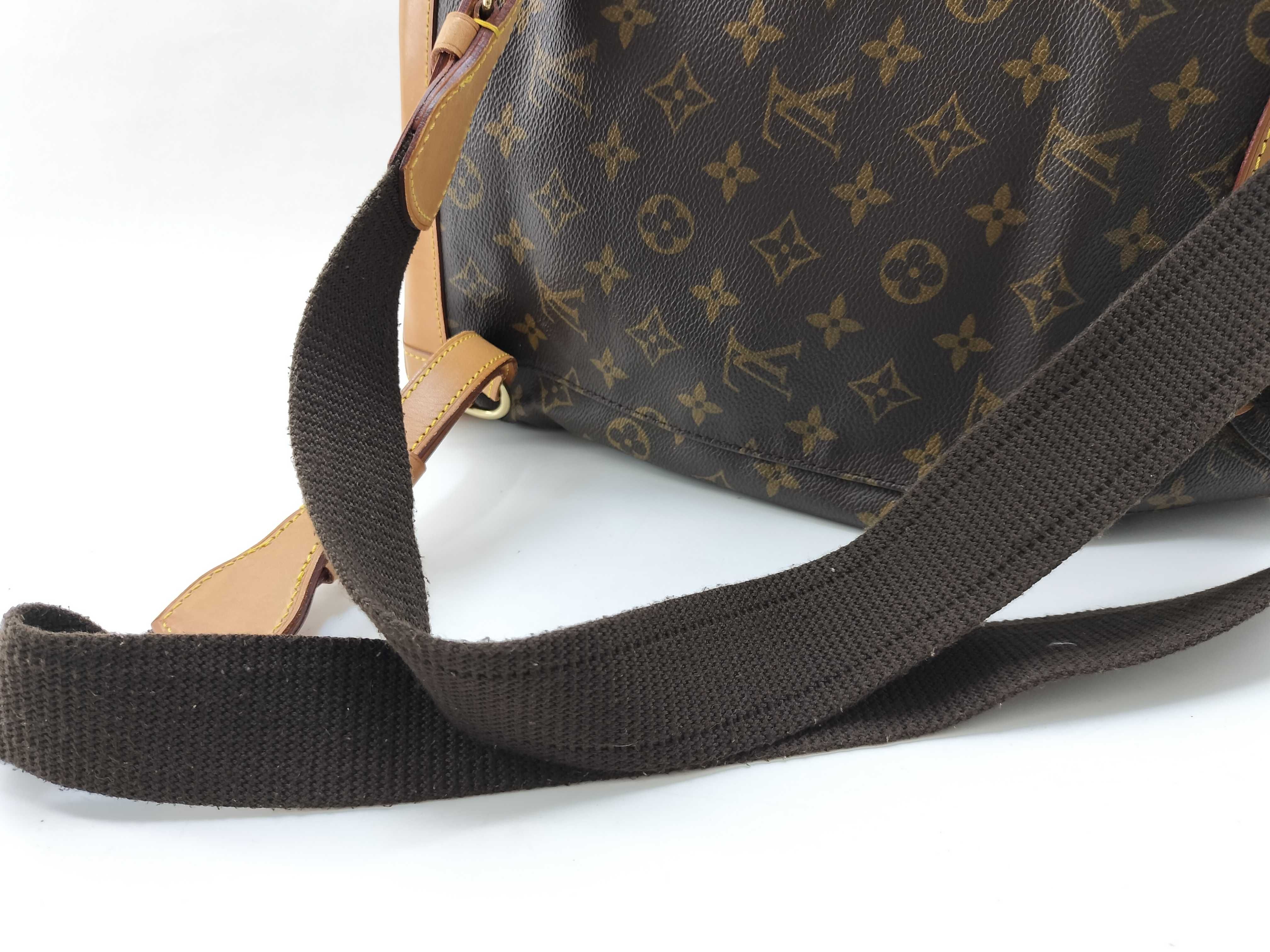 Monogram Backpack Montsouris GM M51135/BA0978 Brown Leather Backpack — view 10
