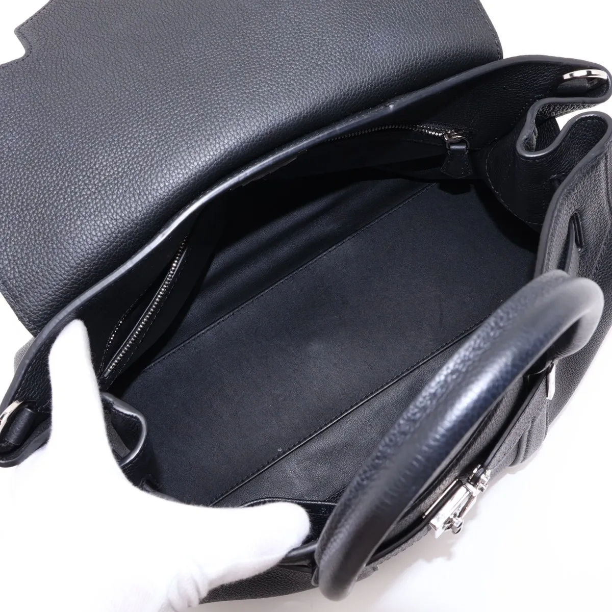 LV logo Georges Tote MM M23153 Black (RFID detected) — view 8