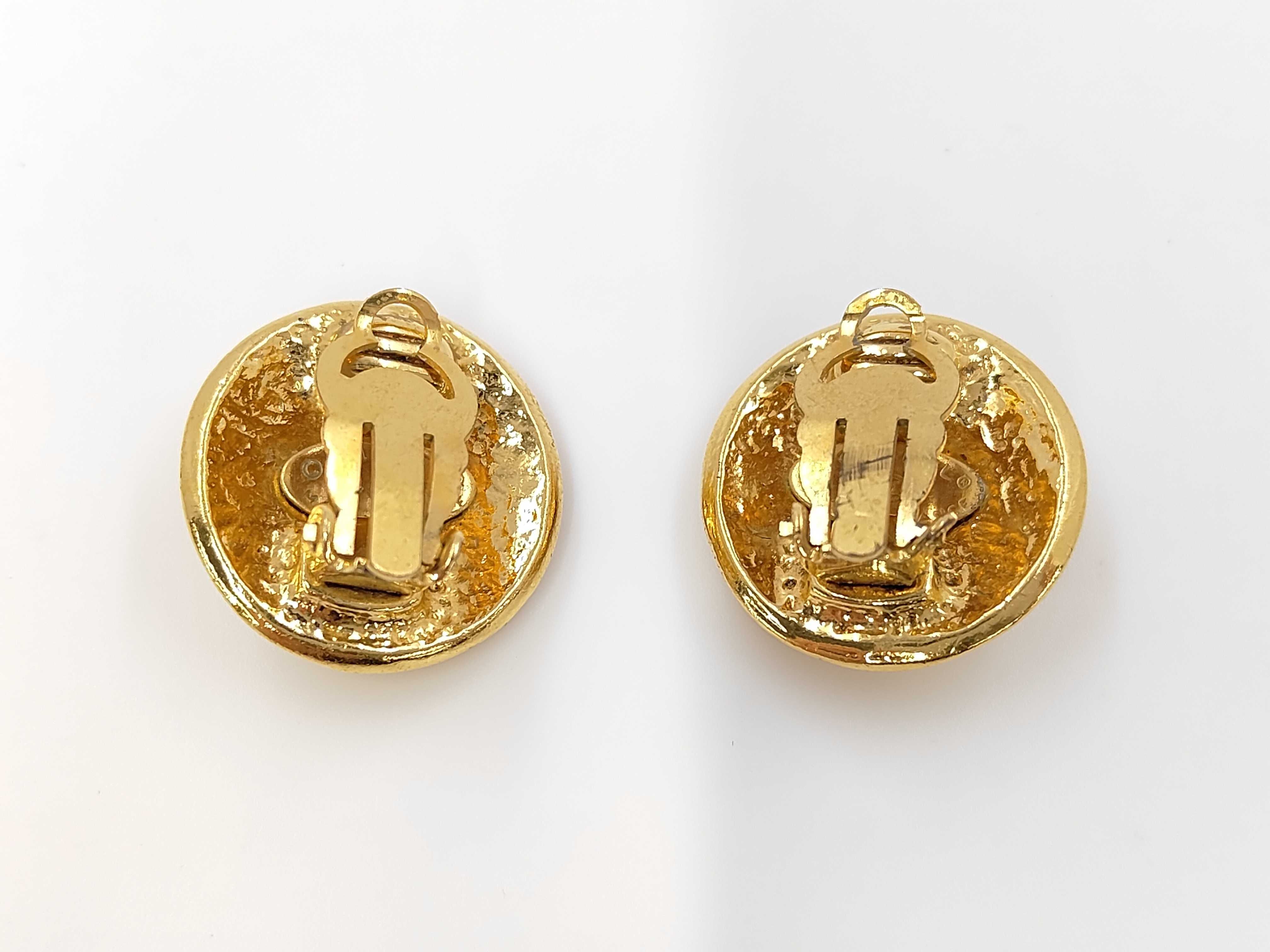 earrings, Coco Mark, gold earrings — view 2