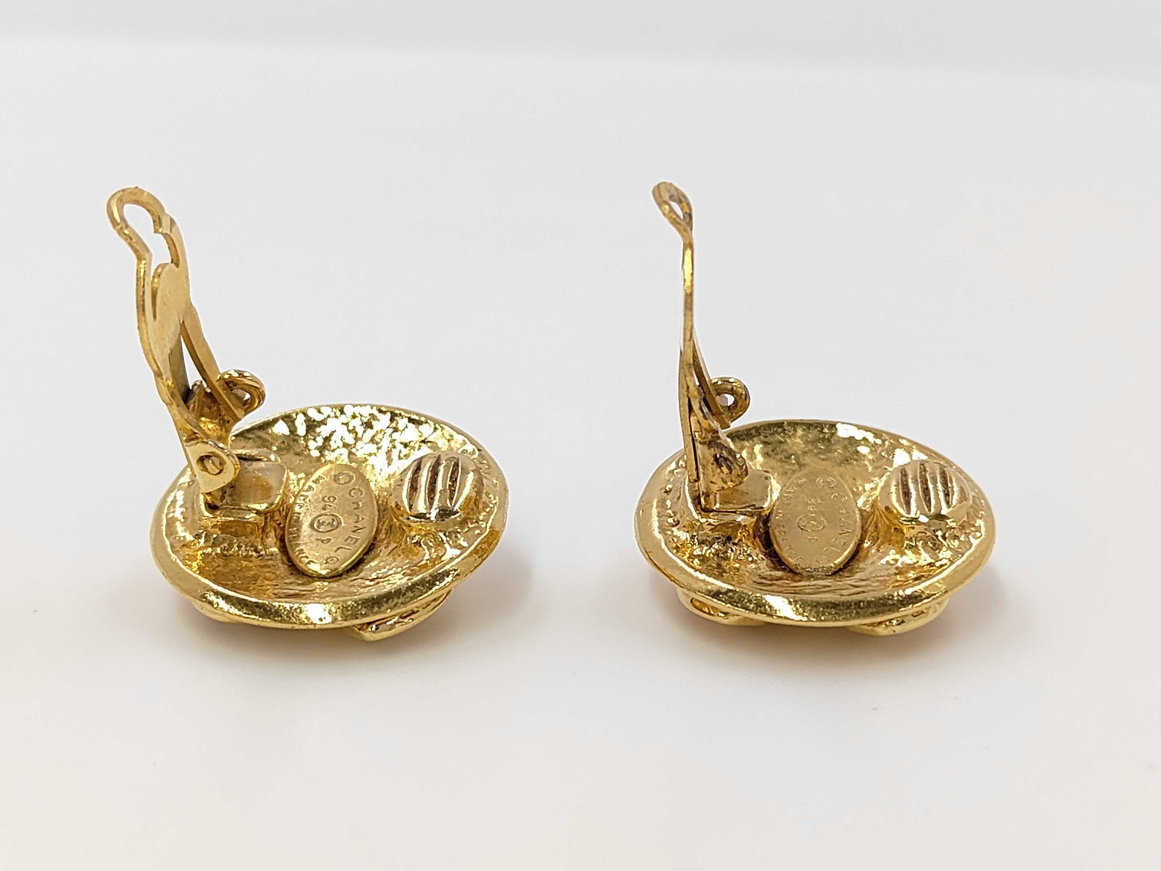earrings, Coco Mark, gold earrings — view 3