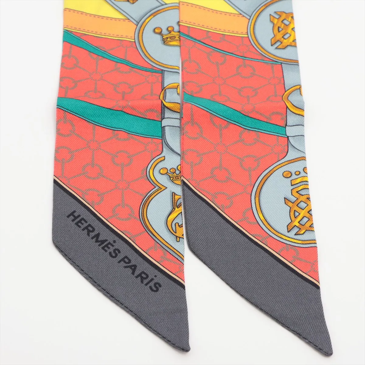 Twilly La Promenade du Matin Morning Walk Scarf Silk Multicolor — view 2