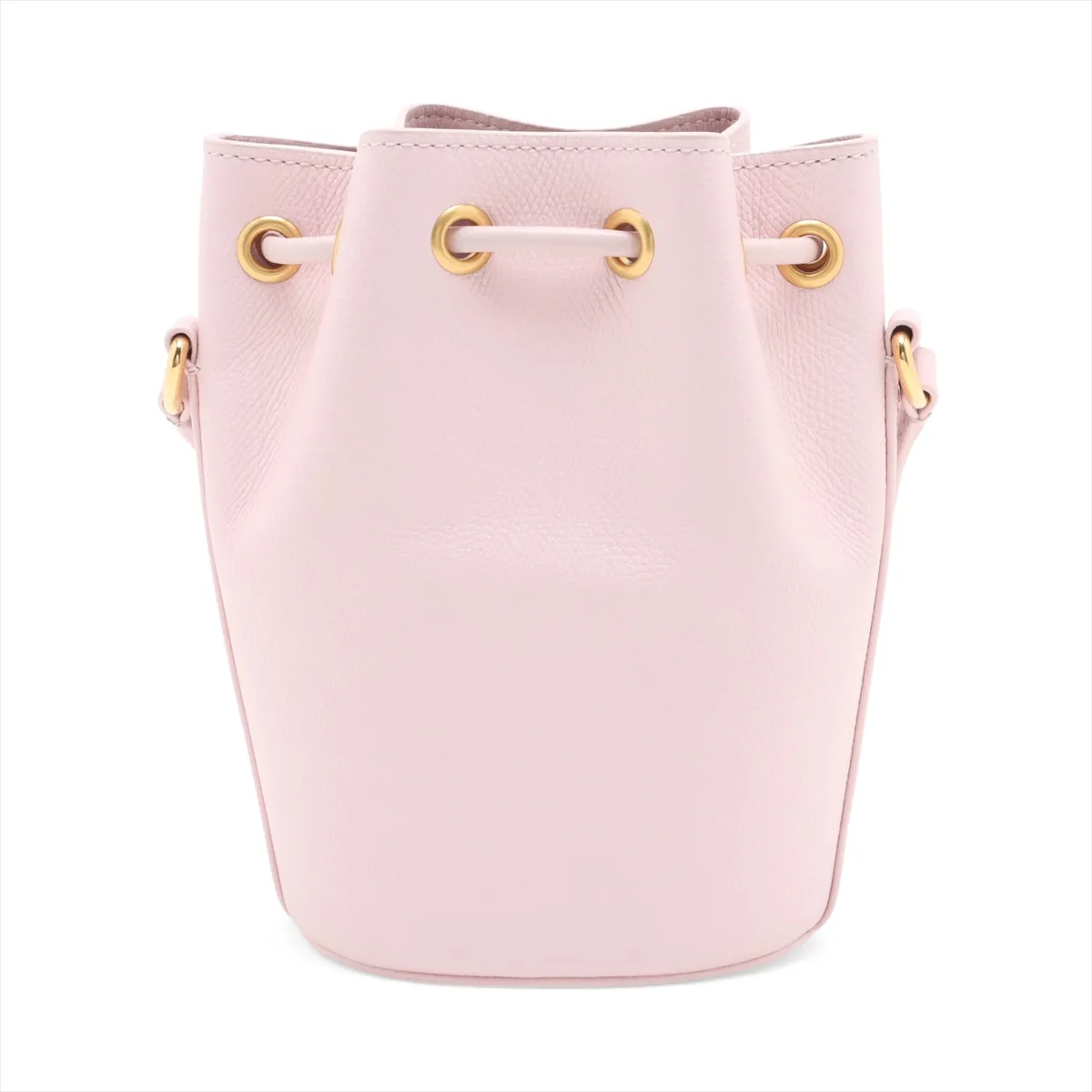 V-logo leather shoulder bag, pink — view 2
