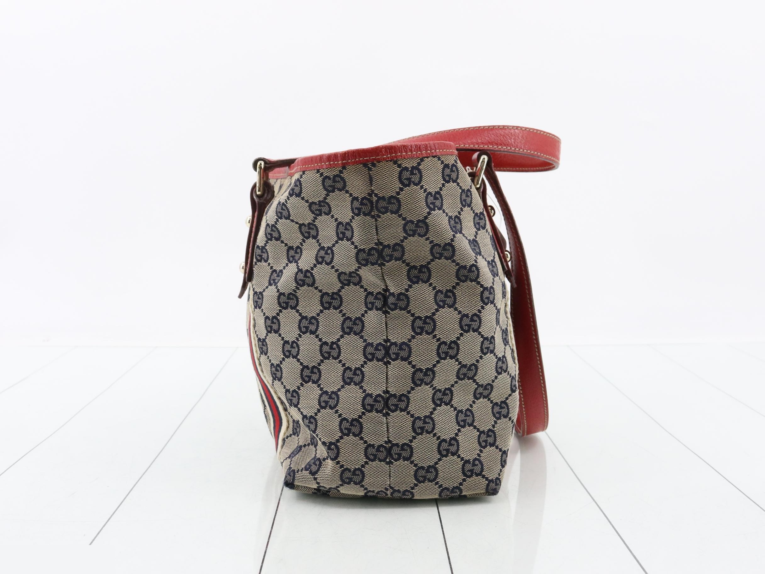 GG Canvas Tote Bag 137396 — view 3