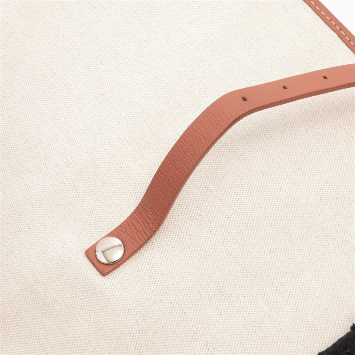 Capetian PVC x Leather Shoulder Bag Black x Brown — view 9