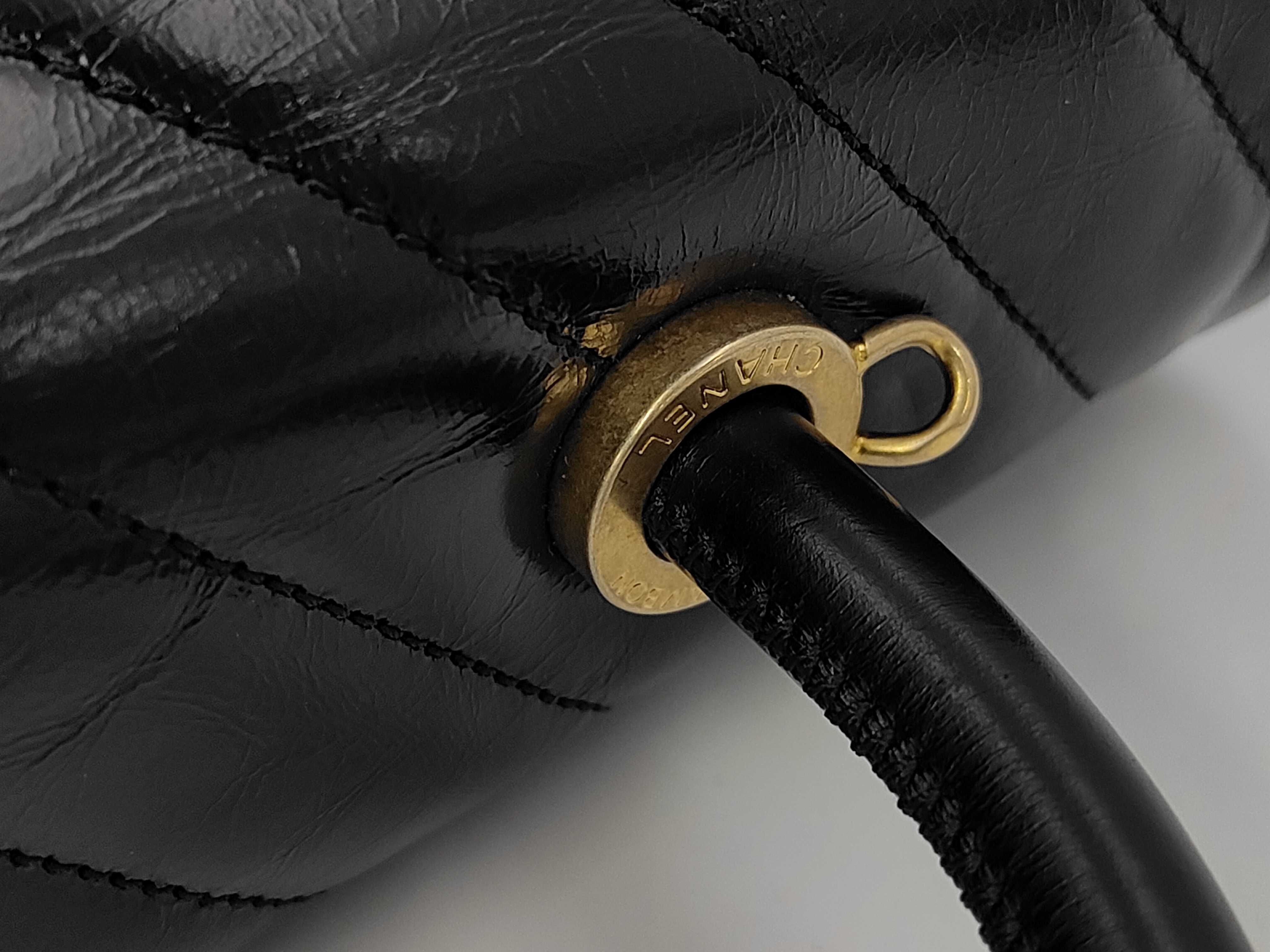Coco Handle Large Black Handbag A92992 — view 7