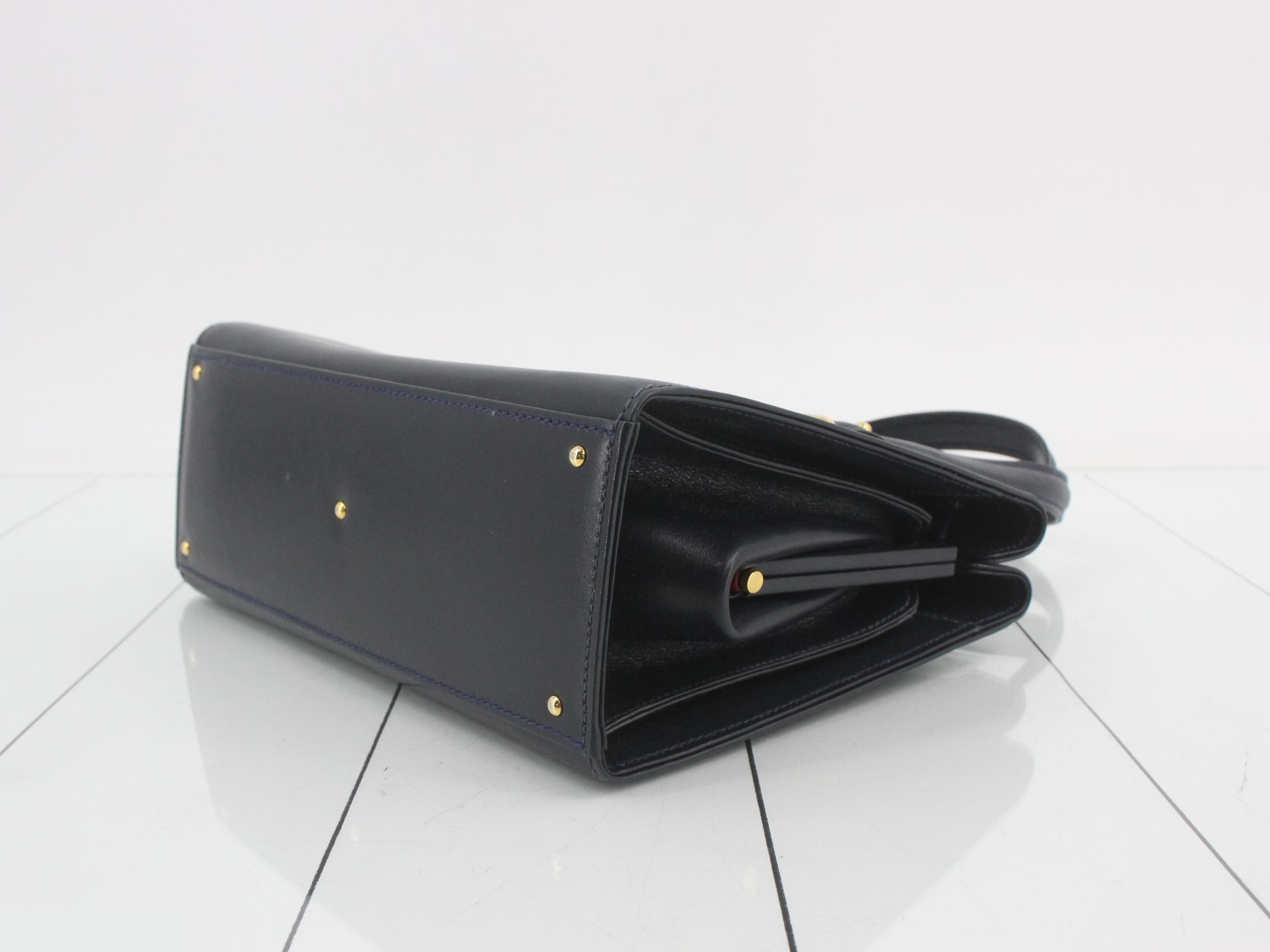 Clasp-closure handbag — view 6