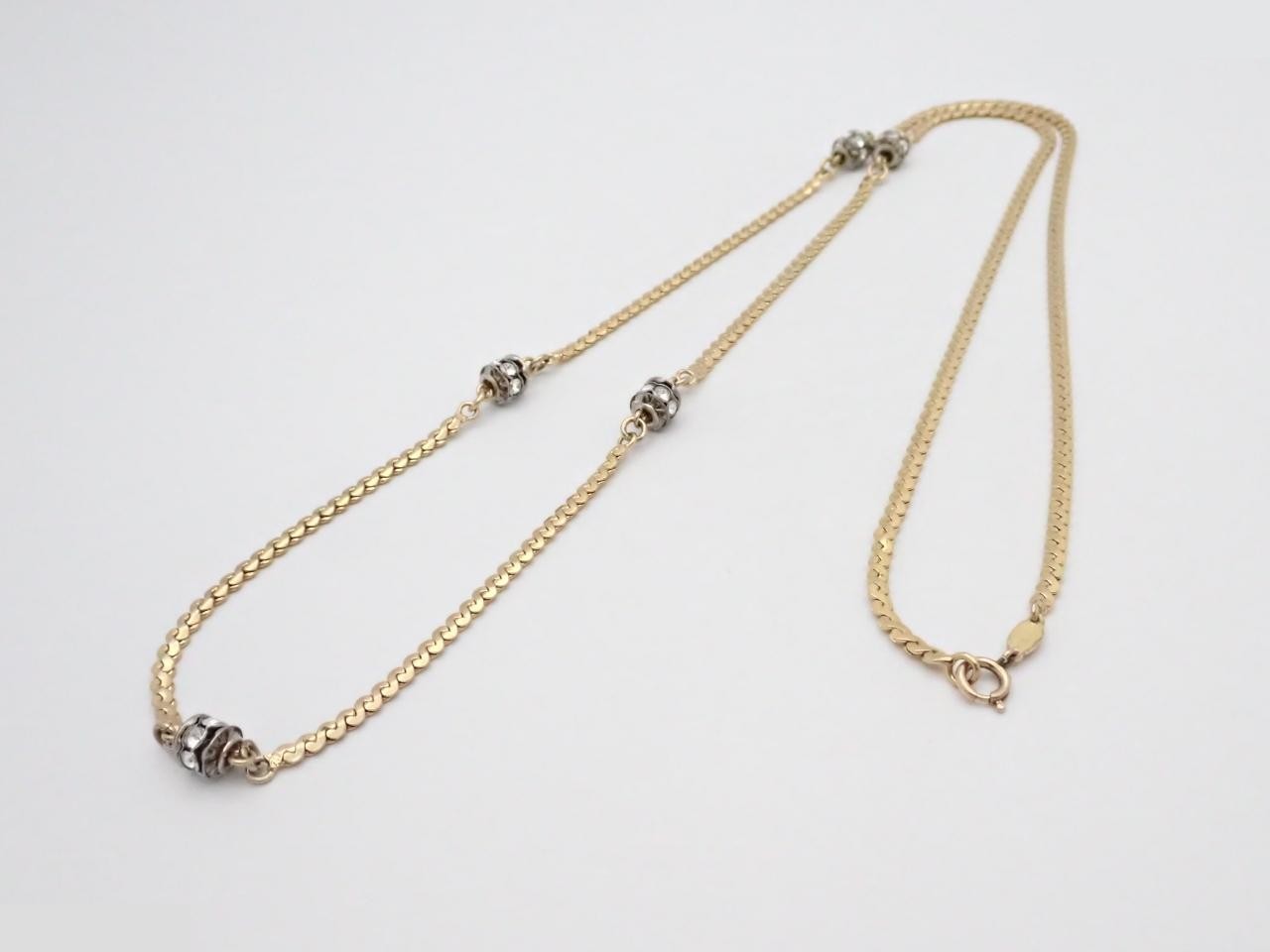 Other lines: Precious metal necklaces and pendants, chain approximately 80cm long. — view 3