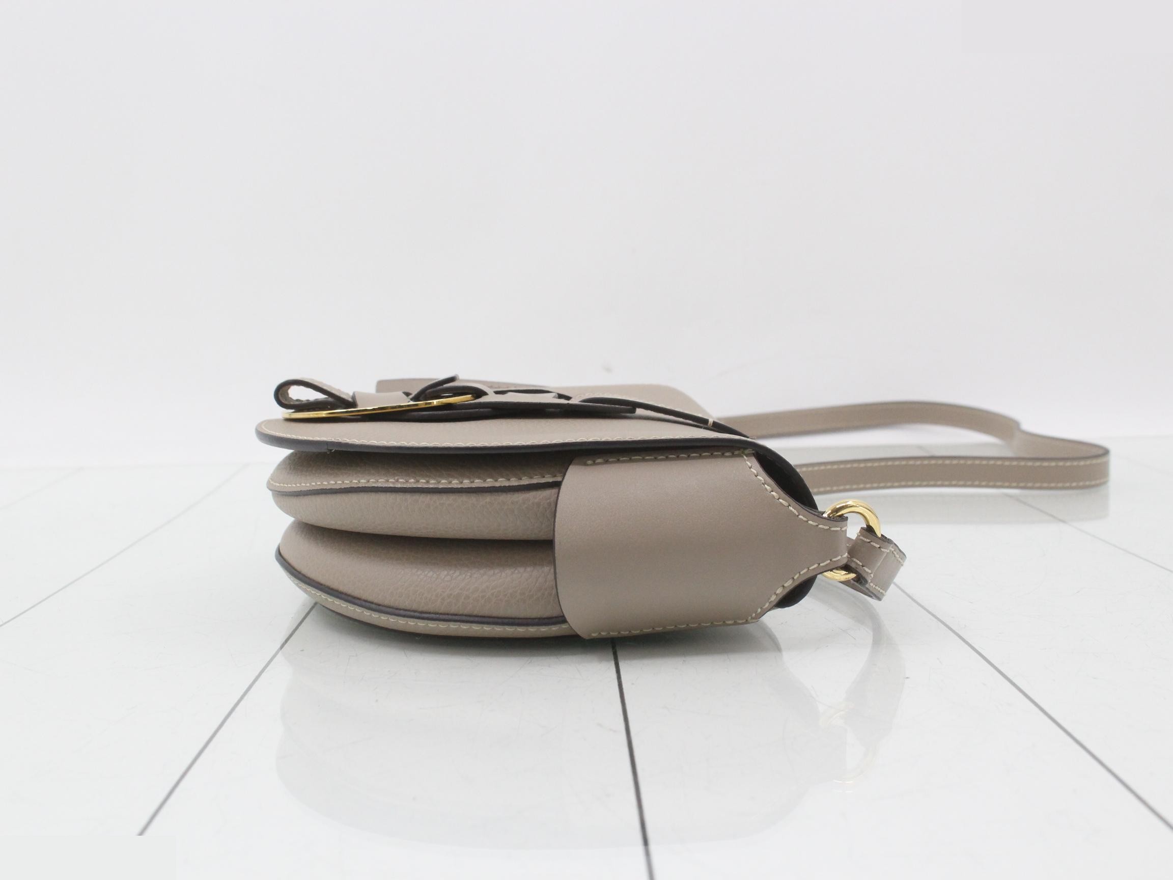 Daryl Small Saddlebag, Greige, Shoulder Bag — view 3