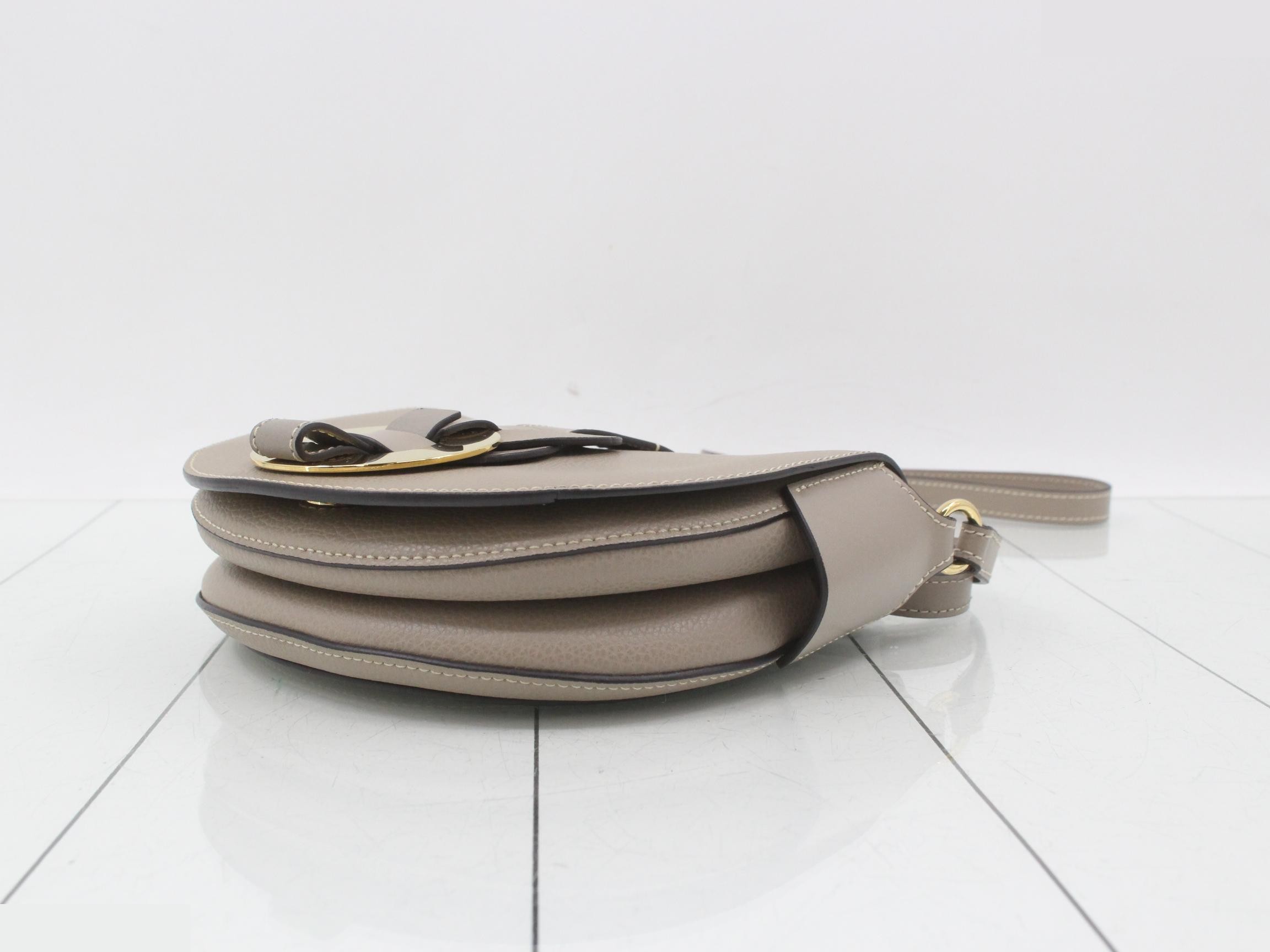 Daryl Small Saddlebag, Greige, Shoulder Bag — view 6