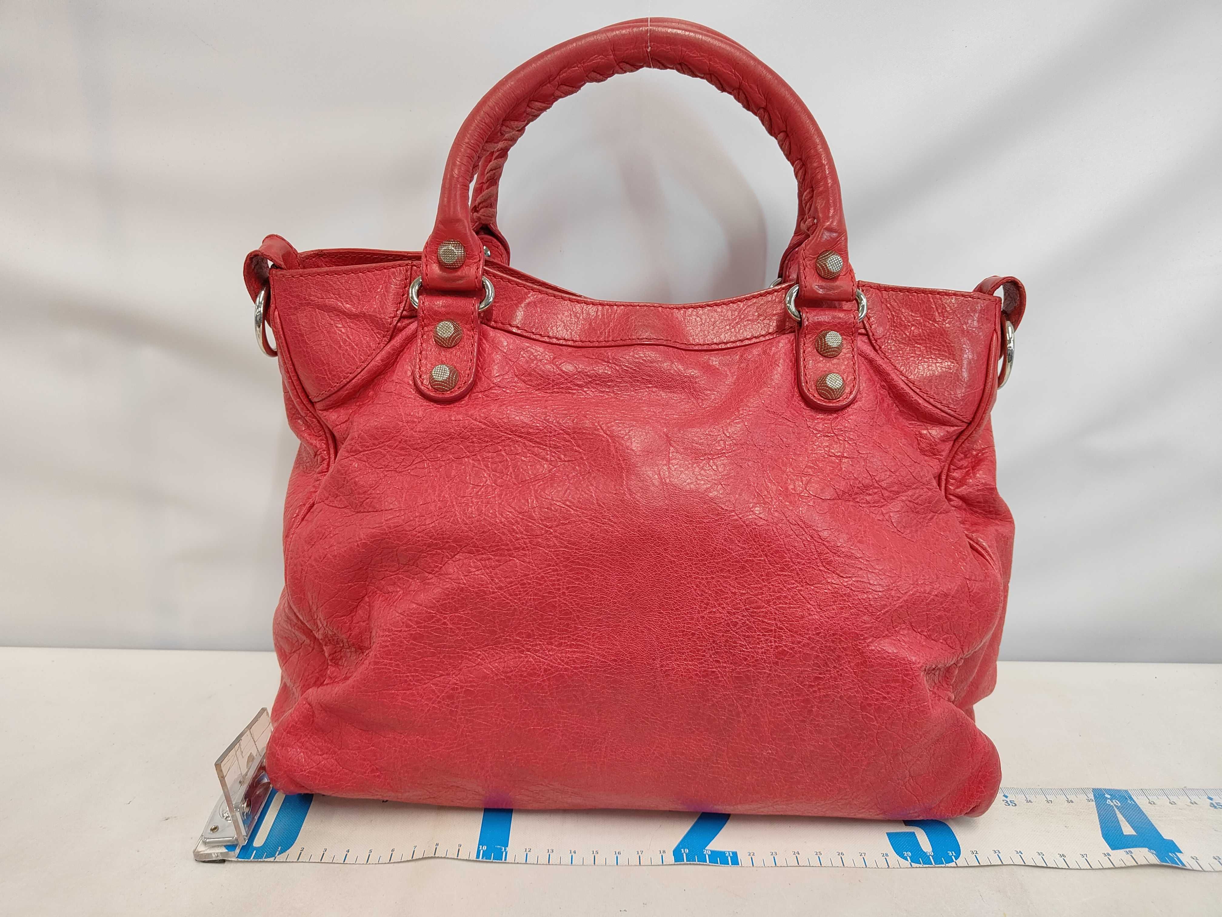 PH- Velo Red Leather Shoulder Bag (Handbag) — view 2