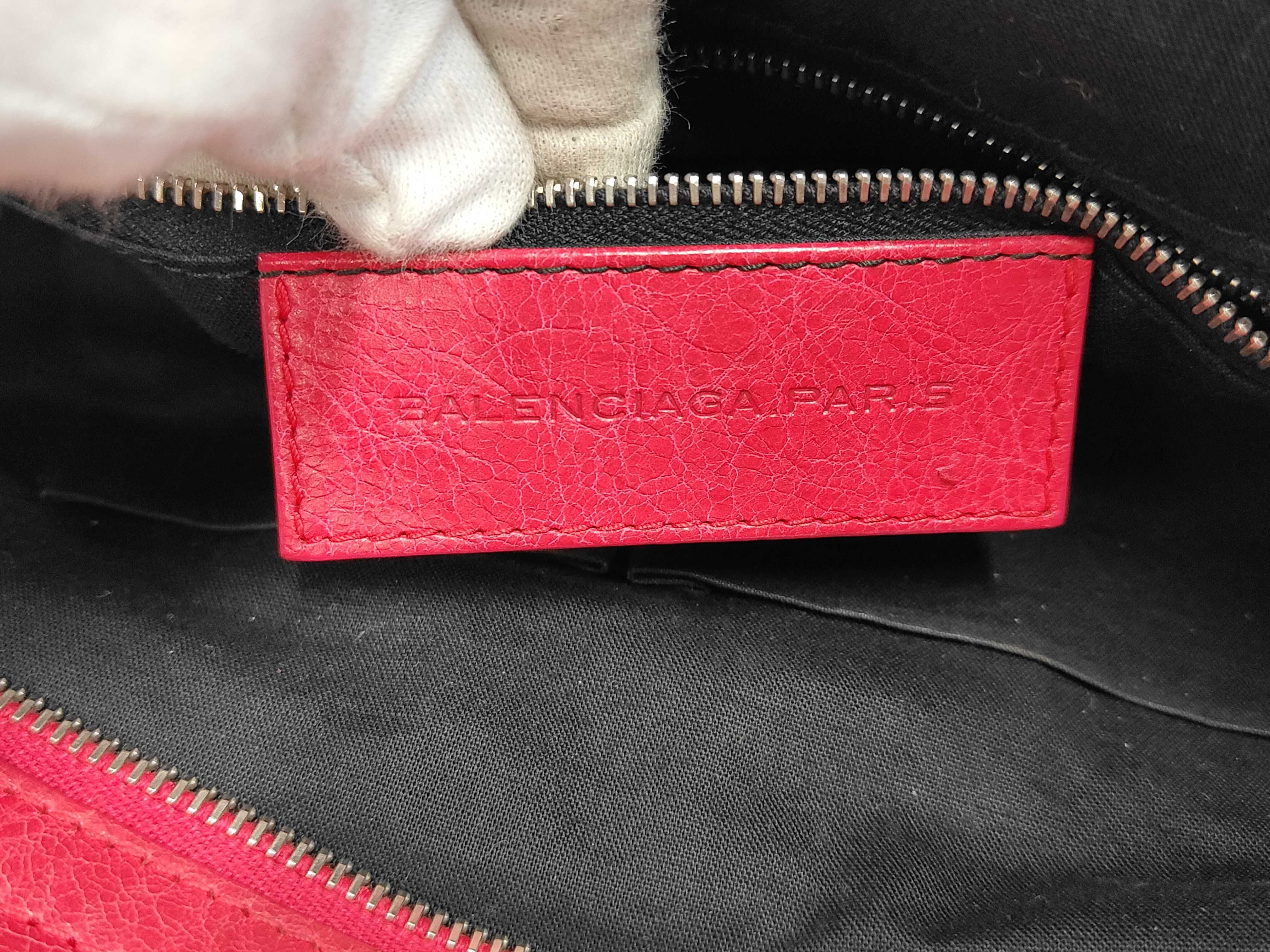 PH- Velo Red Leather Shoulder Bag (Handbag) — view 7