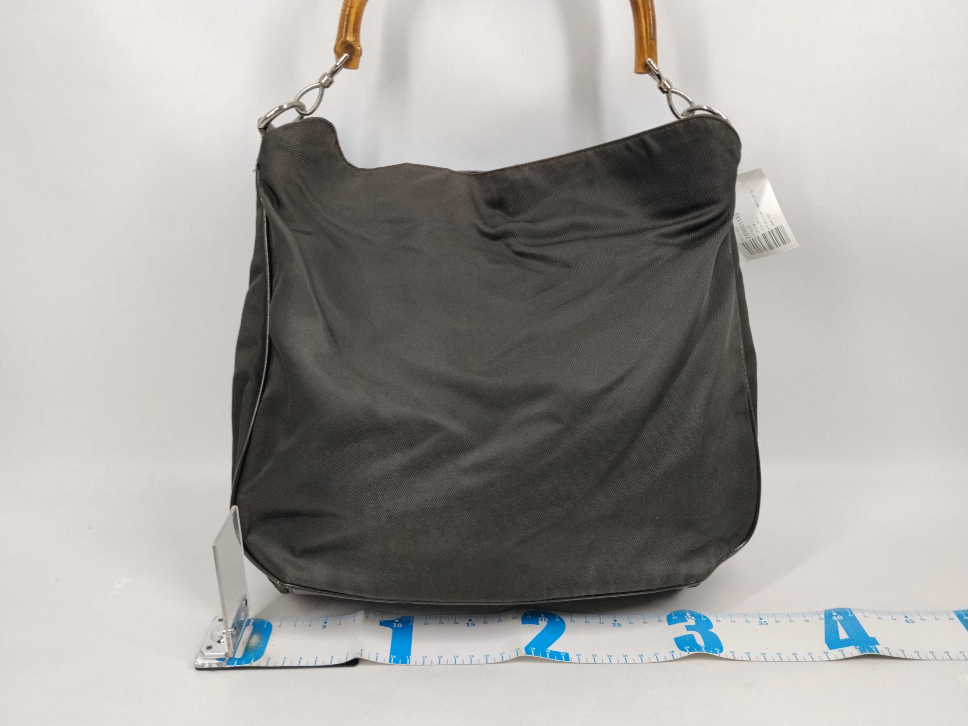 Bamboo Nylon/Leather 2-Way Bag 001.3444.1577 Shoulder Bag — view 2
