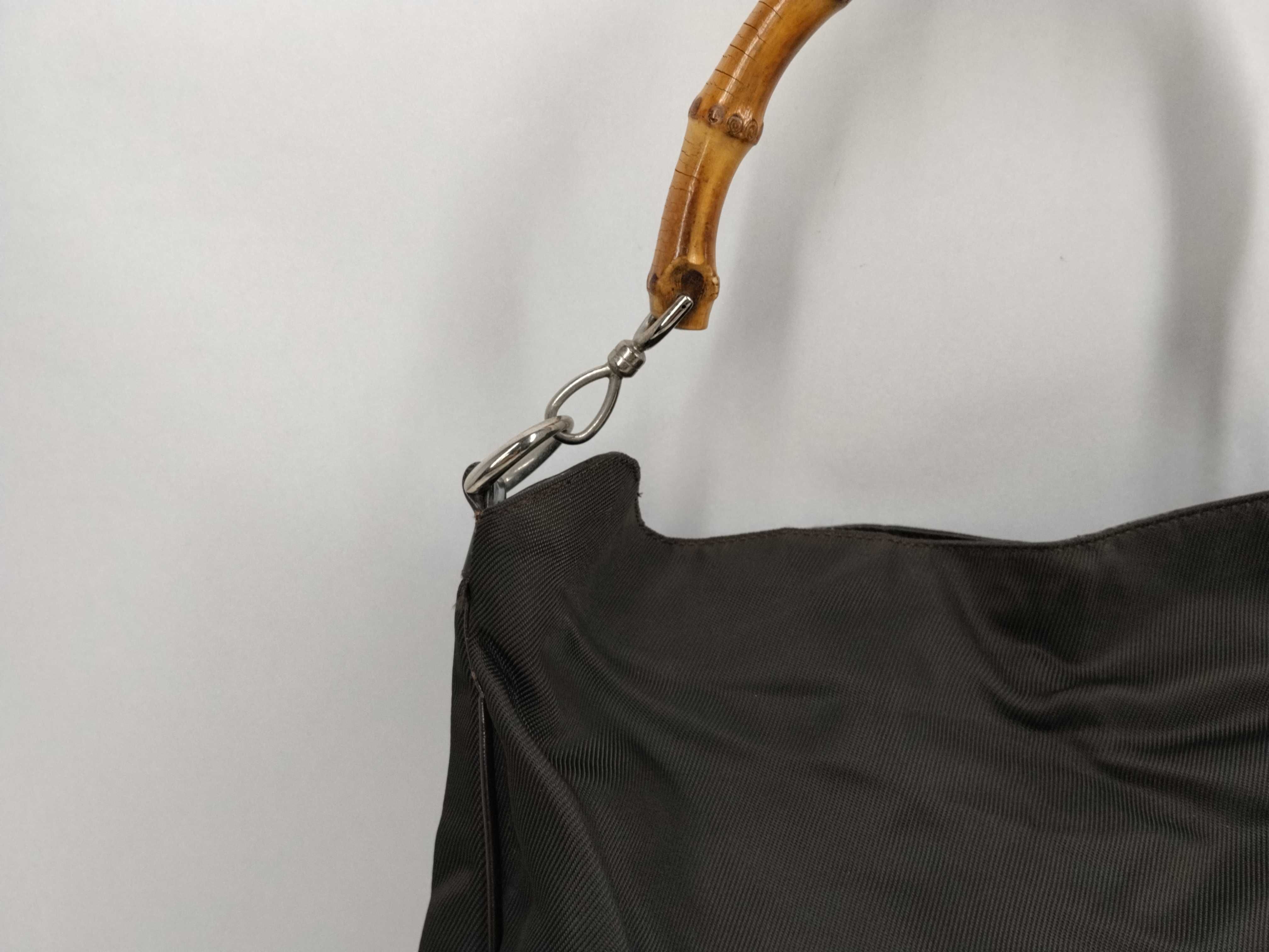 Bamboo Nylon/Leather 2-Way Bag 001.3444.1577 Shoulder Bag — view 3