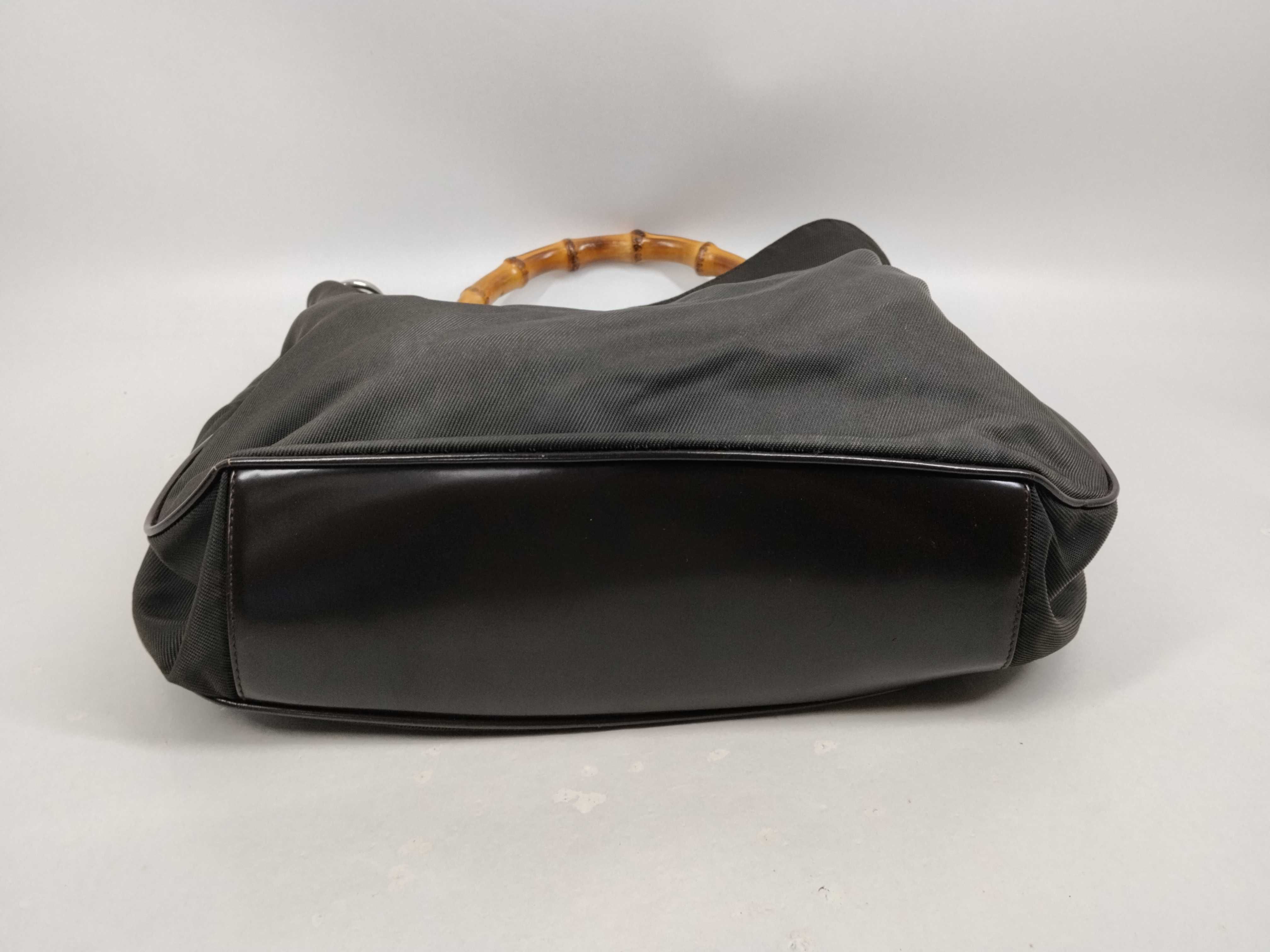 Bamboo Nylon/Leather 2-Way Bag 001.3444.1577 Shoulder Bag — view 7