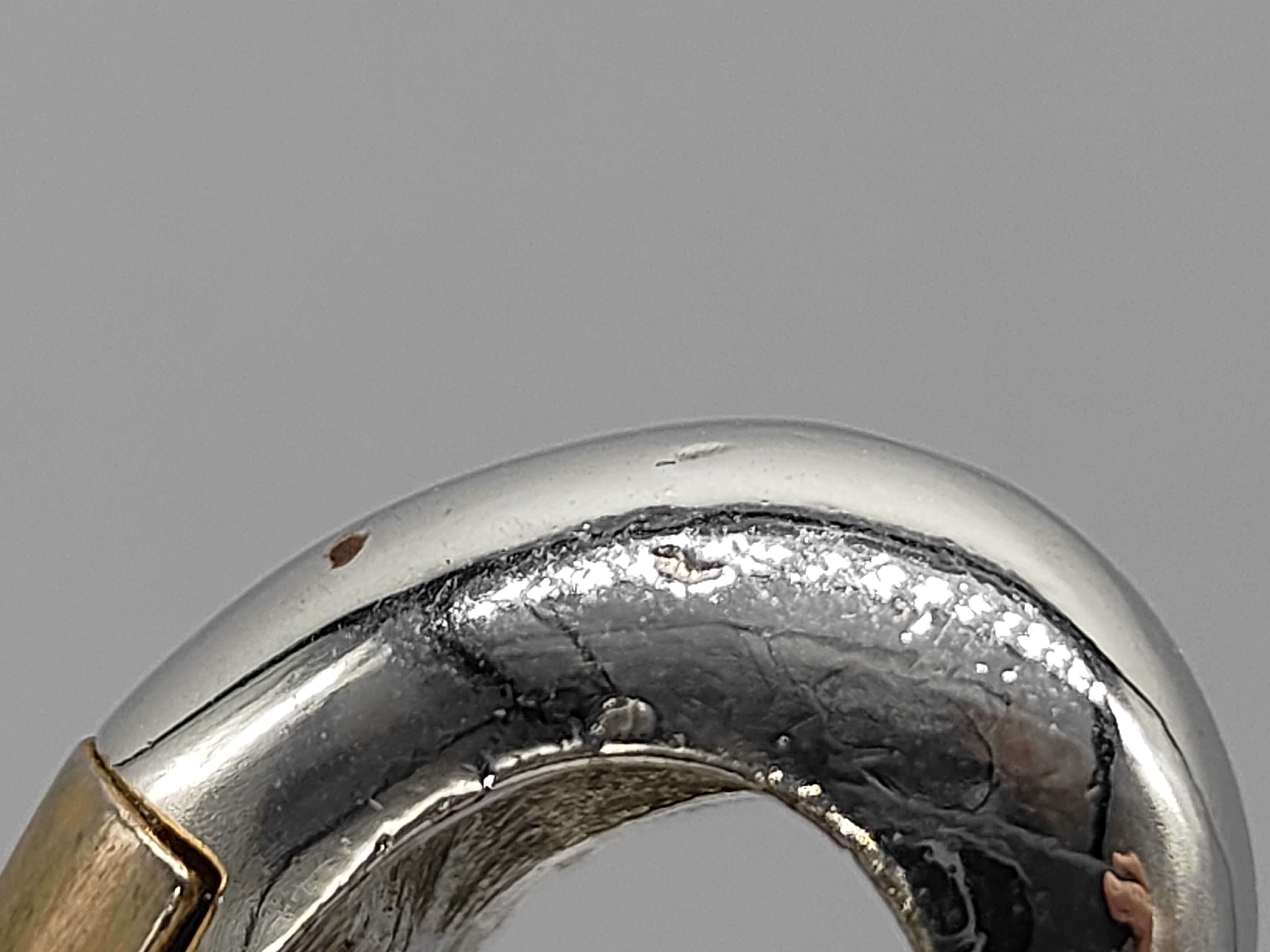 Vintage Gold Silver Earrings — view 9
