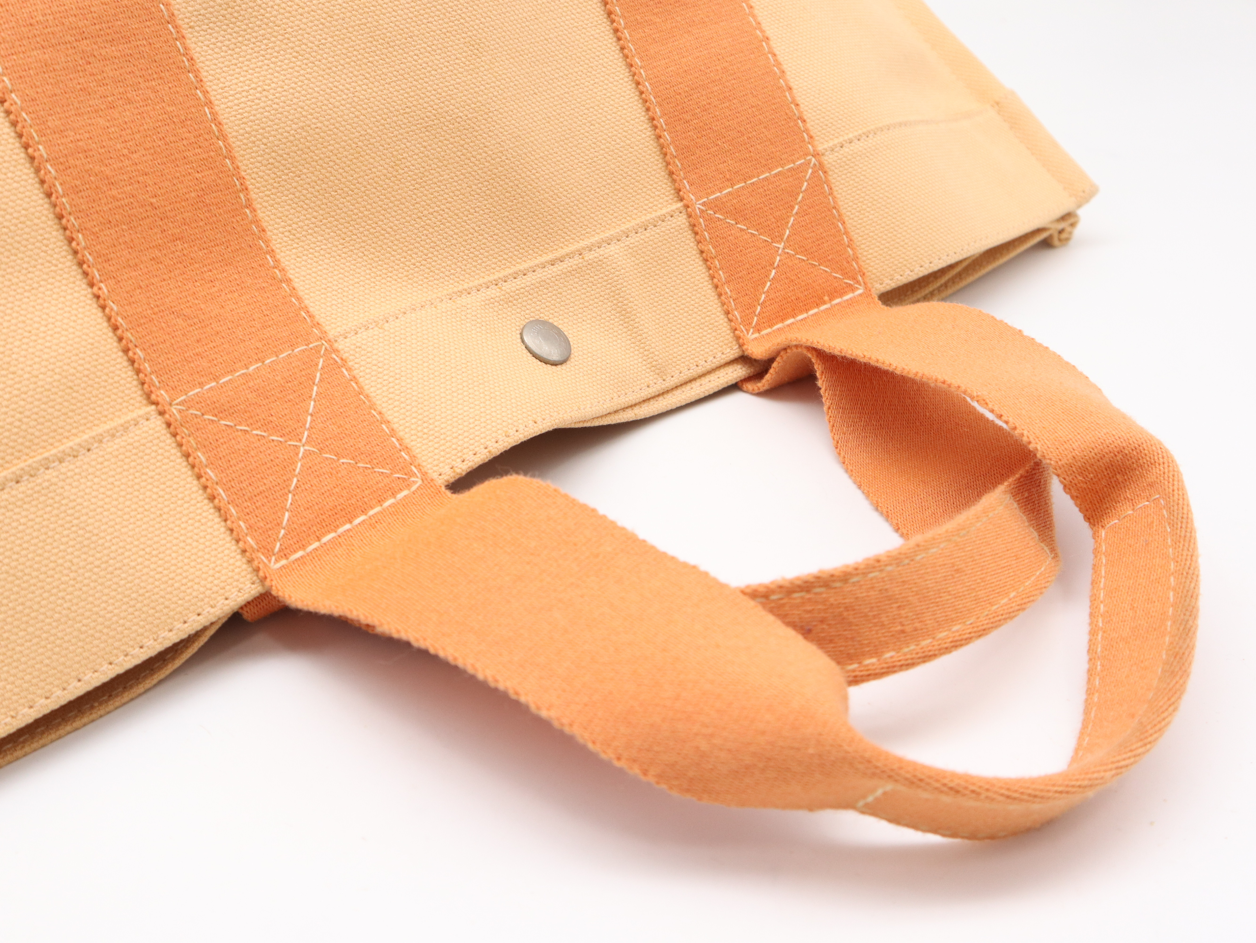 Bora GM Tote Bag, Canvas, Orange, with Pouch — view 6