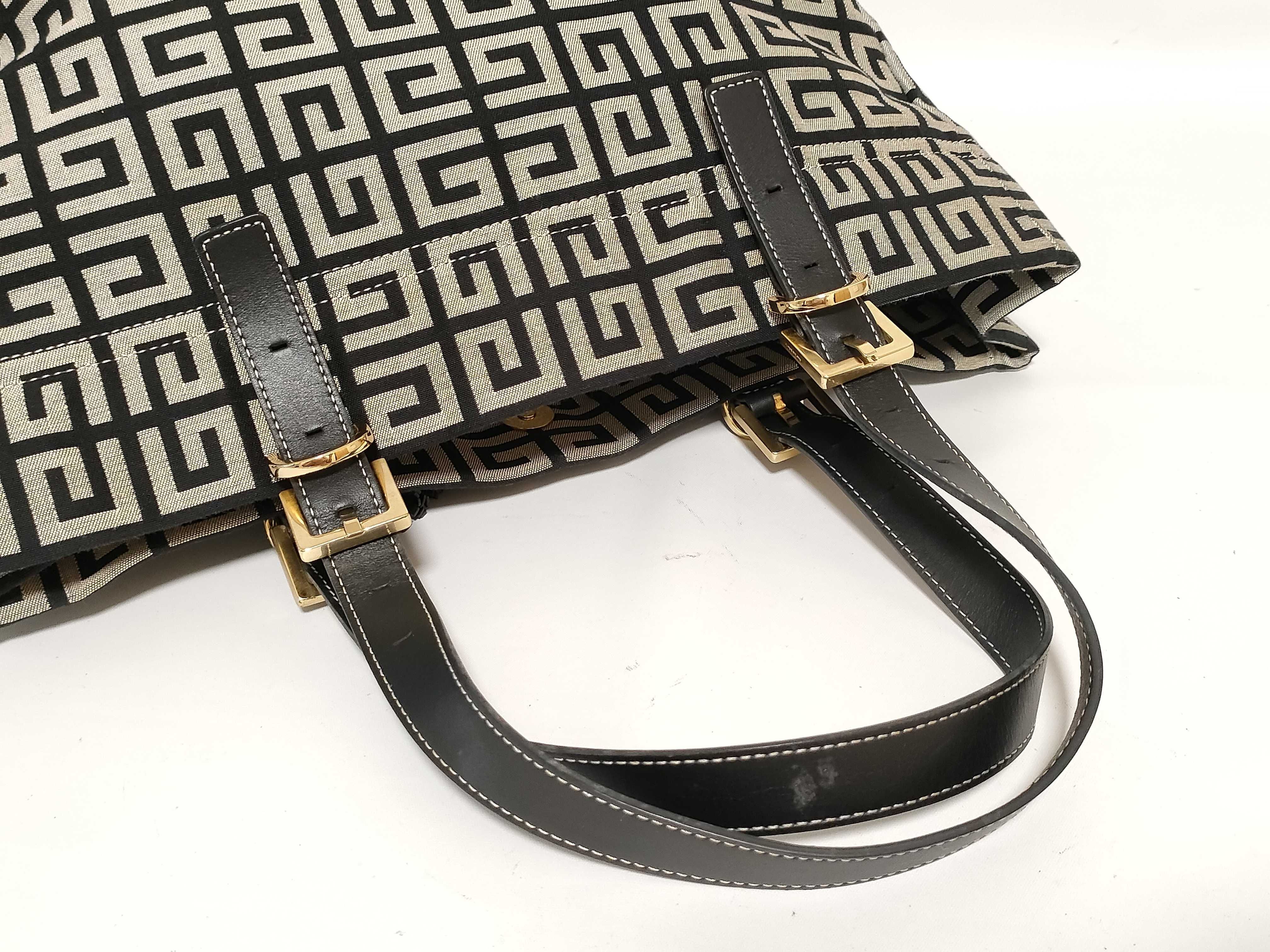 Fringe Canvas Leather Handbag — view 3
