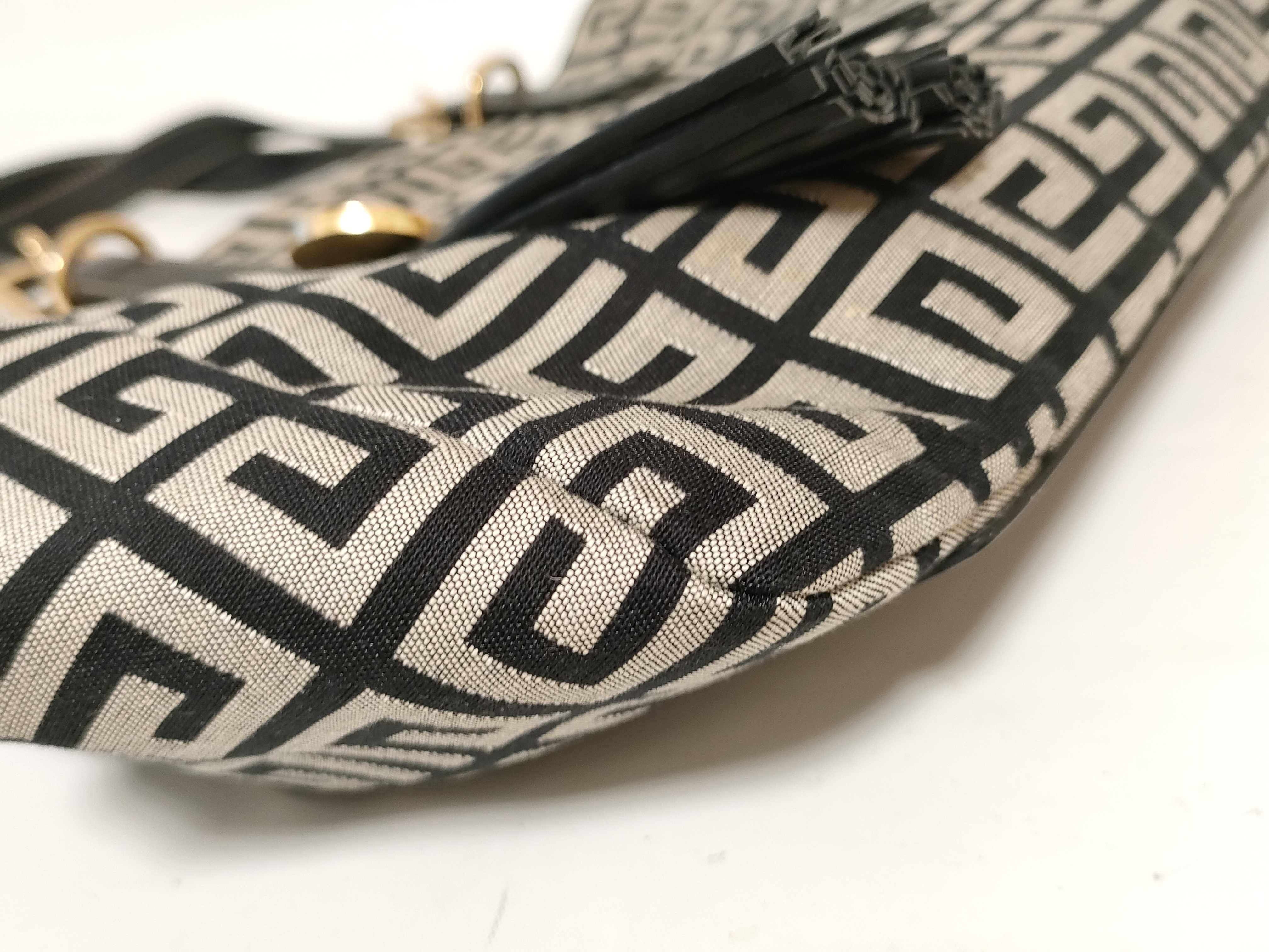 Fringe Canvas Leather Handbag — view 7