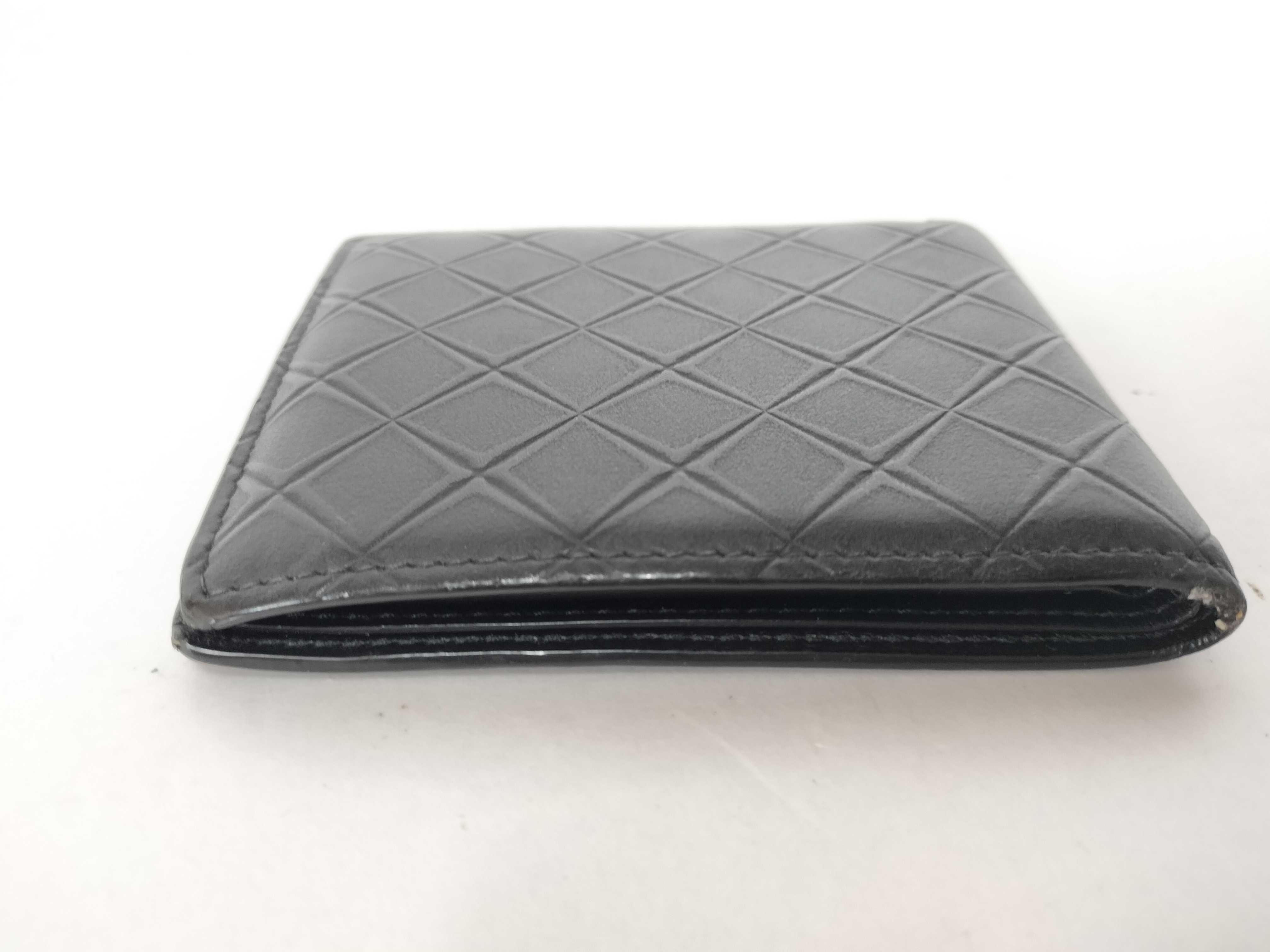 Intrecciato Bottega Veneta New Model Bi-fold Wallet Black — view 6