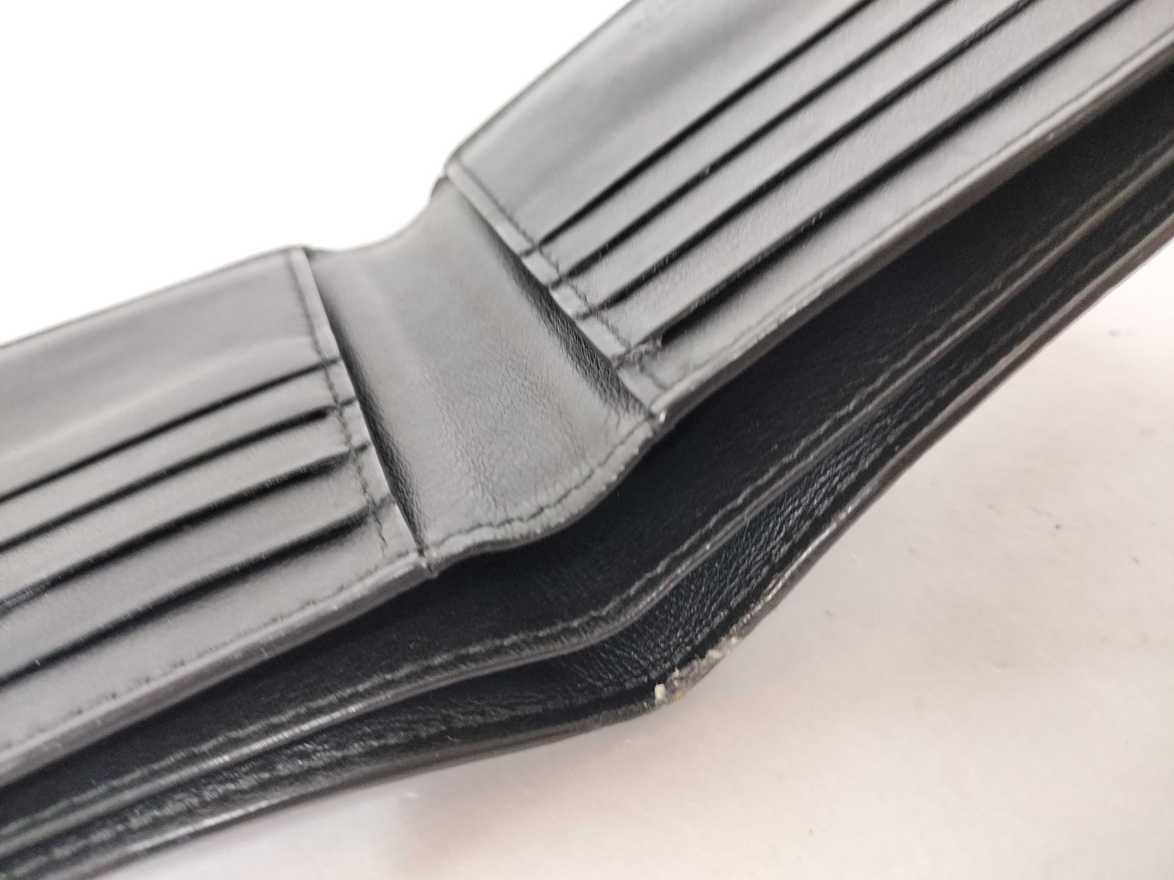 Intrecciato Bottega Veneta New Model Bi-fold Wallet Black — view 9