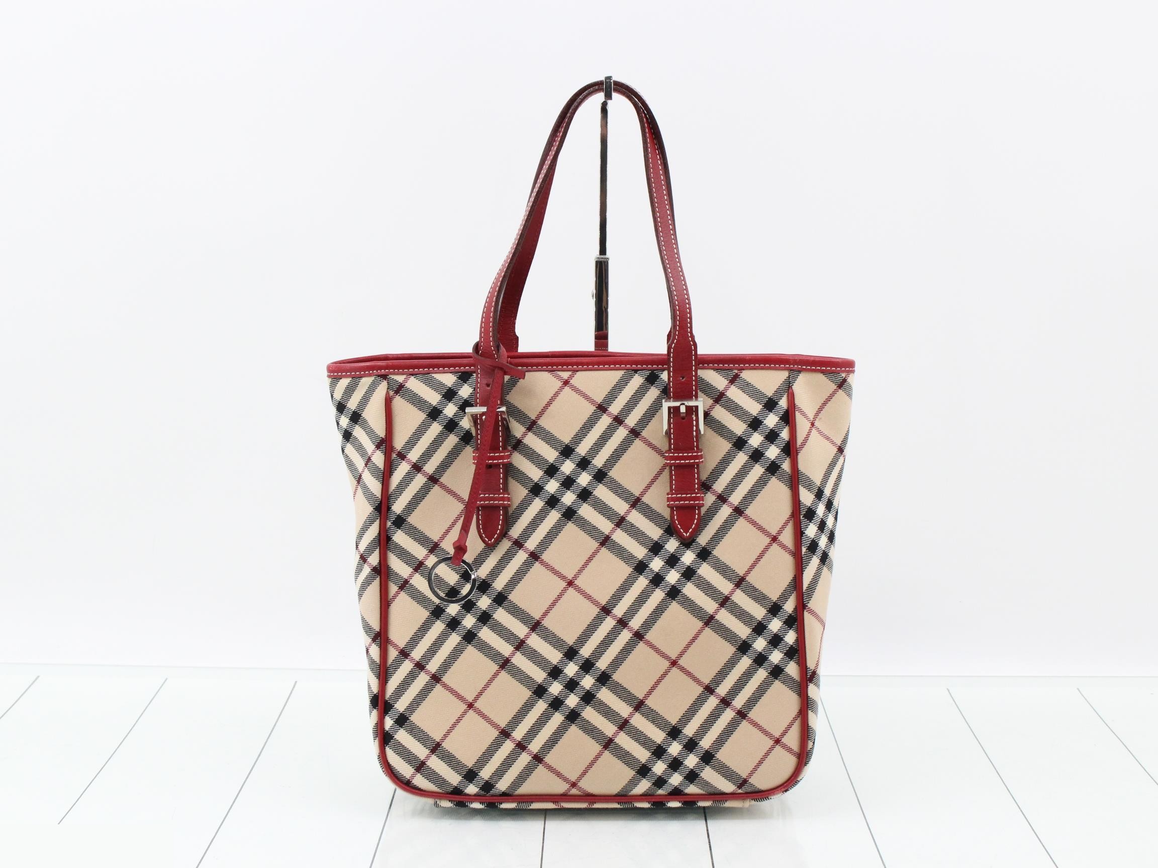 Nova Check Handbag, Blue Label — view 2
