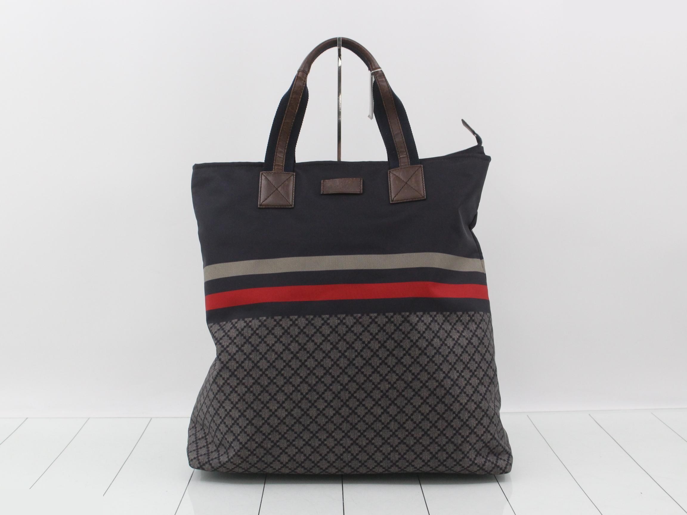 Diamante Nylon Tote Bag