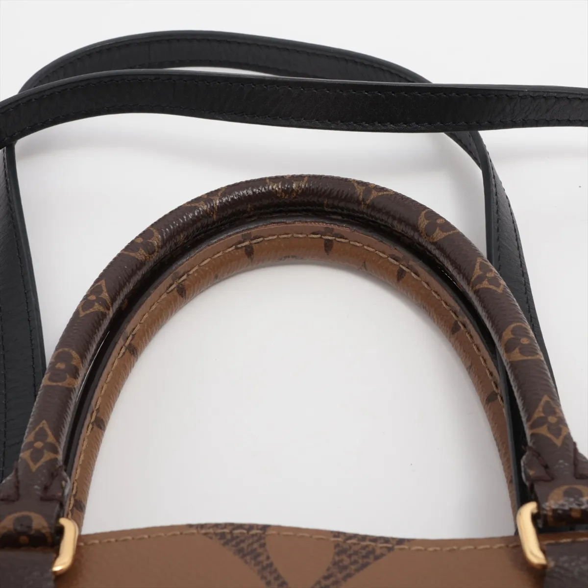 Giant Monogram Reverse On the Go MM M45321 FL3260 Brown RFID reaction available — view 6