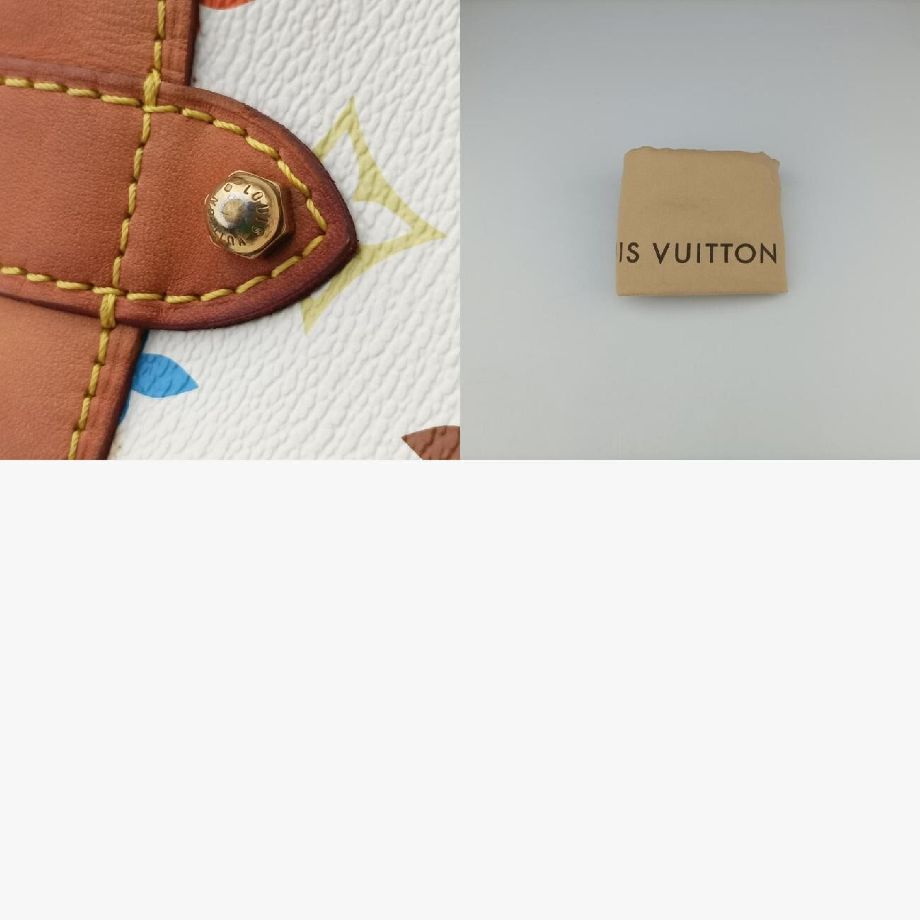 Greta Blanc Monogram Multicolor M40195 CA5028 Shoulder Bag — view 12