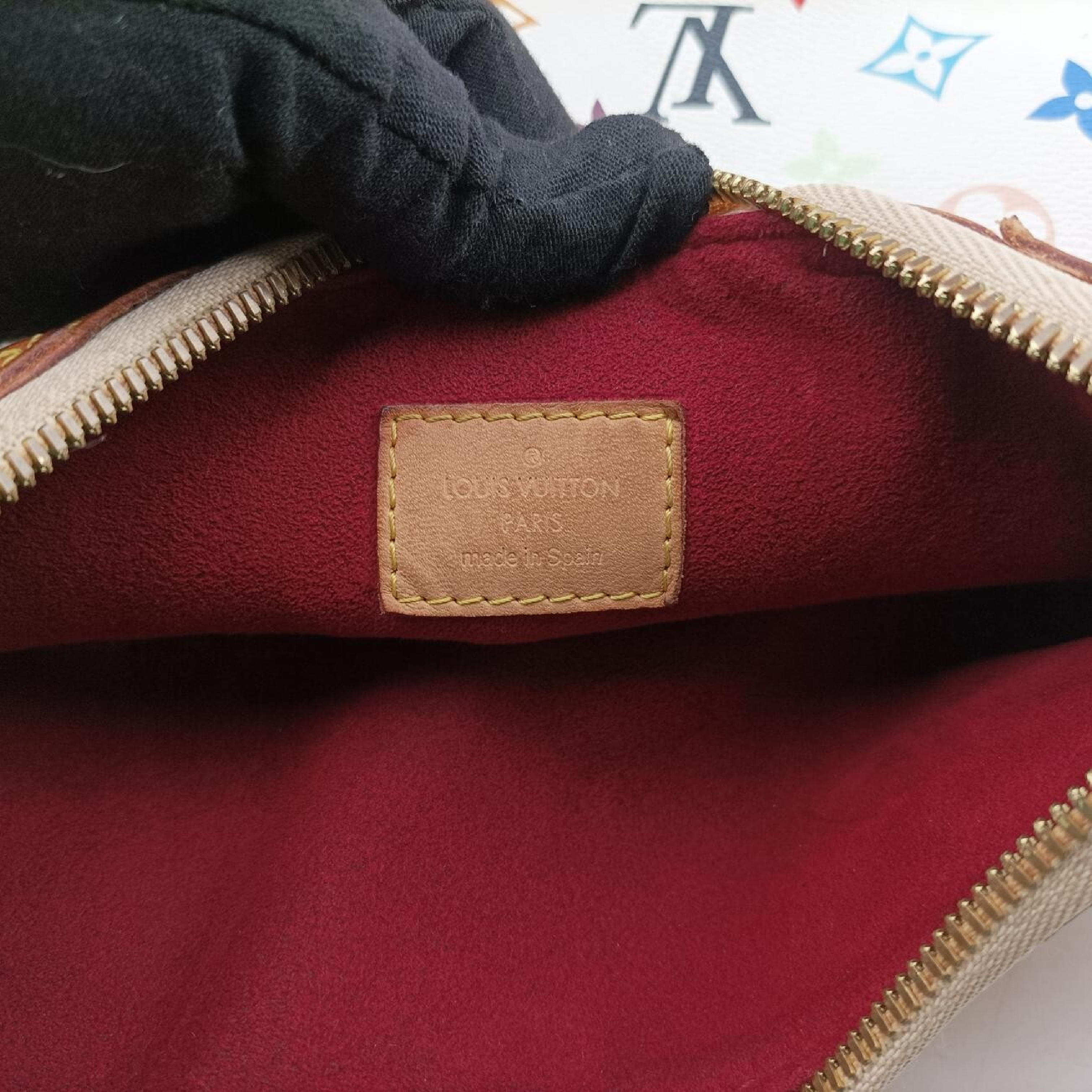 Greta Blanc Monogram Multicolor M40195 CA5028 Shoulder Bag — view 7
