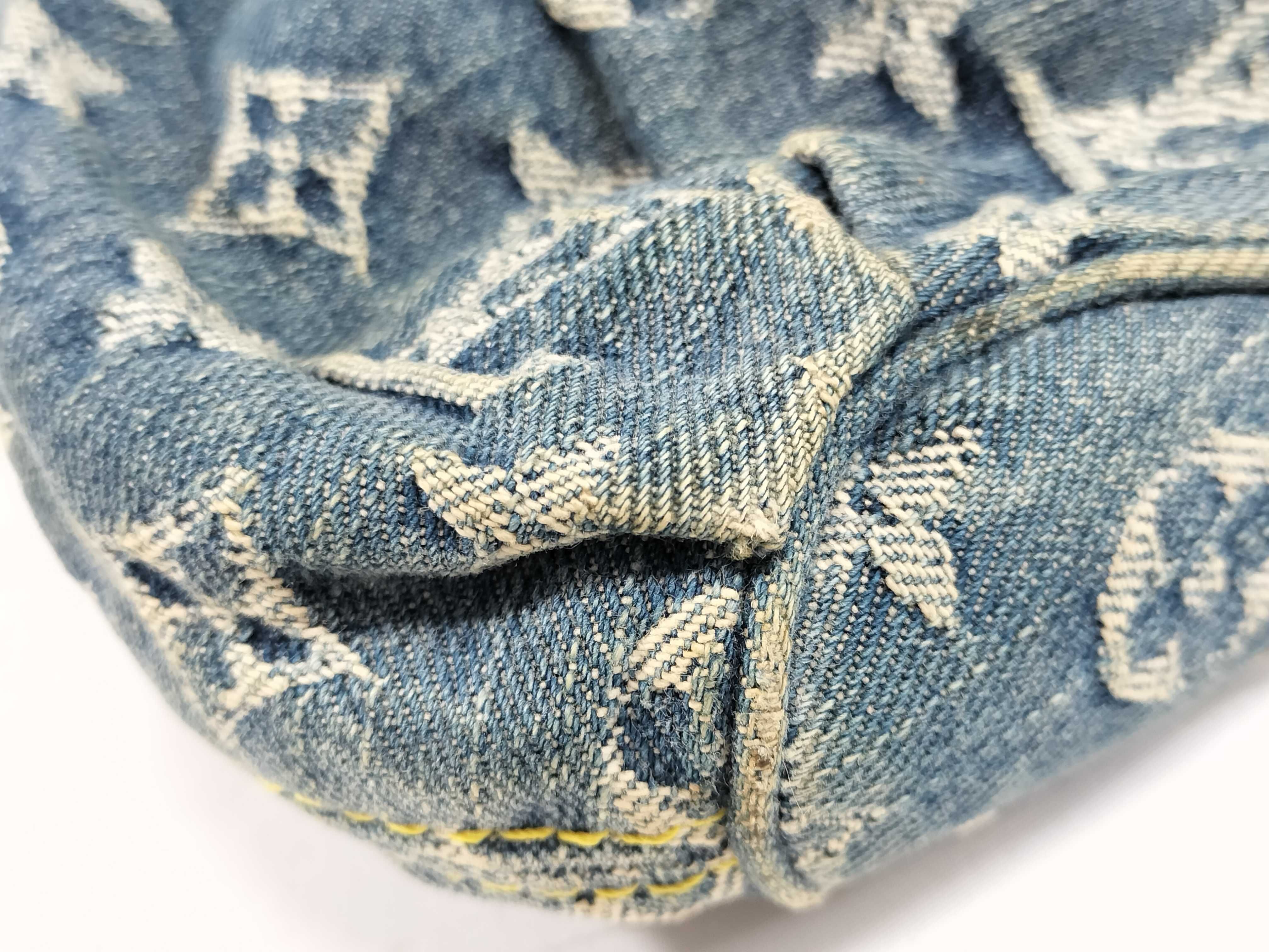 Monogram Denim Shoulder Bag Mini Pleaty M95050 Handbag — view 6