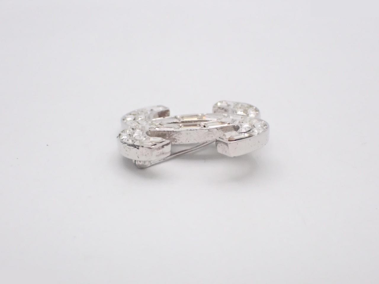 Coco Mark Rhinestone Brooch 01P — view 3