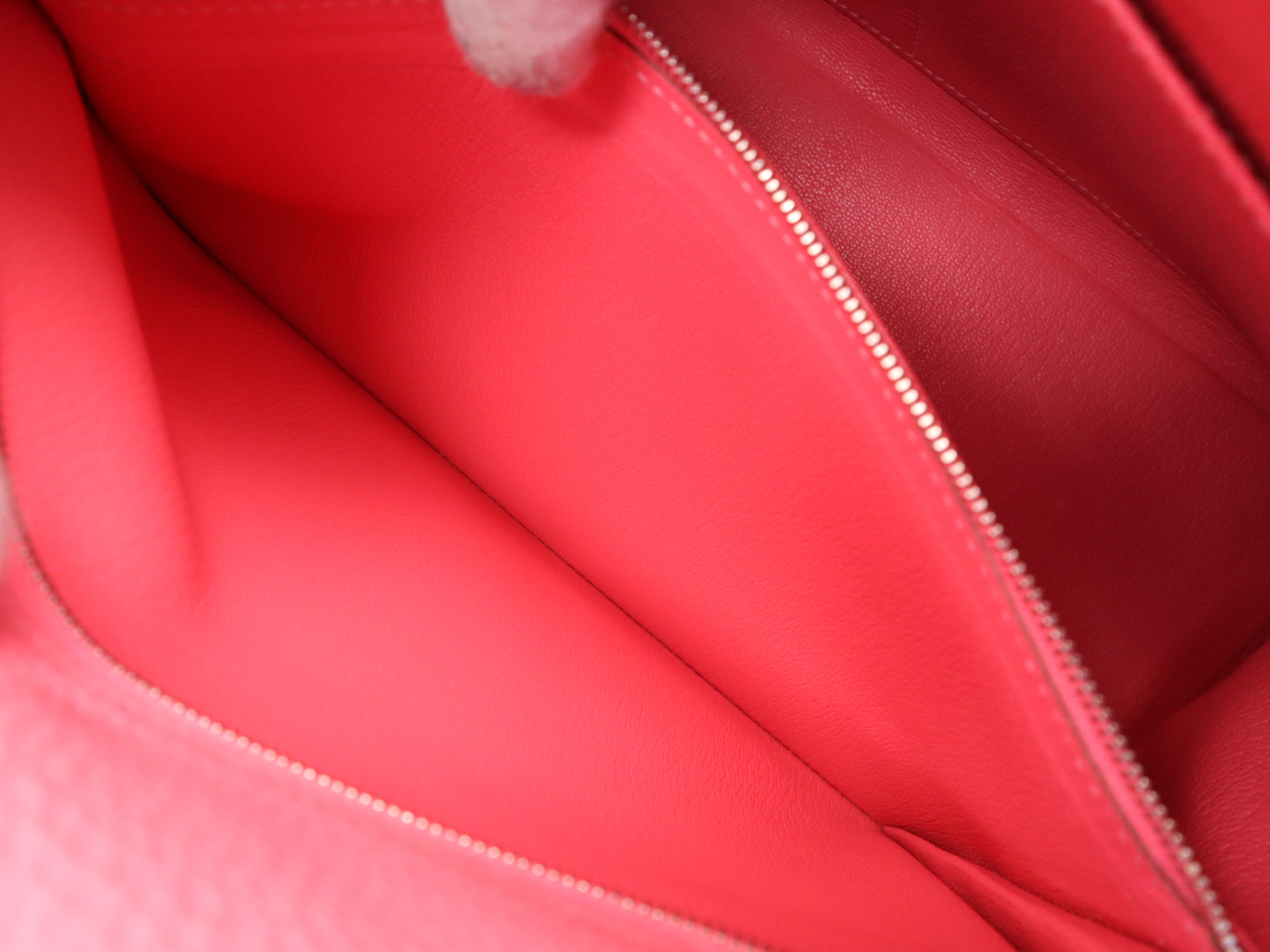 Kelly 28 Handbag, Q stamp, Taurillon leather, Rose Ete, includes strap, clochette, padlock, 2 keys, and dust bag. — view 12