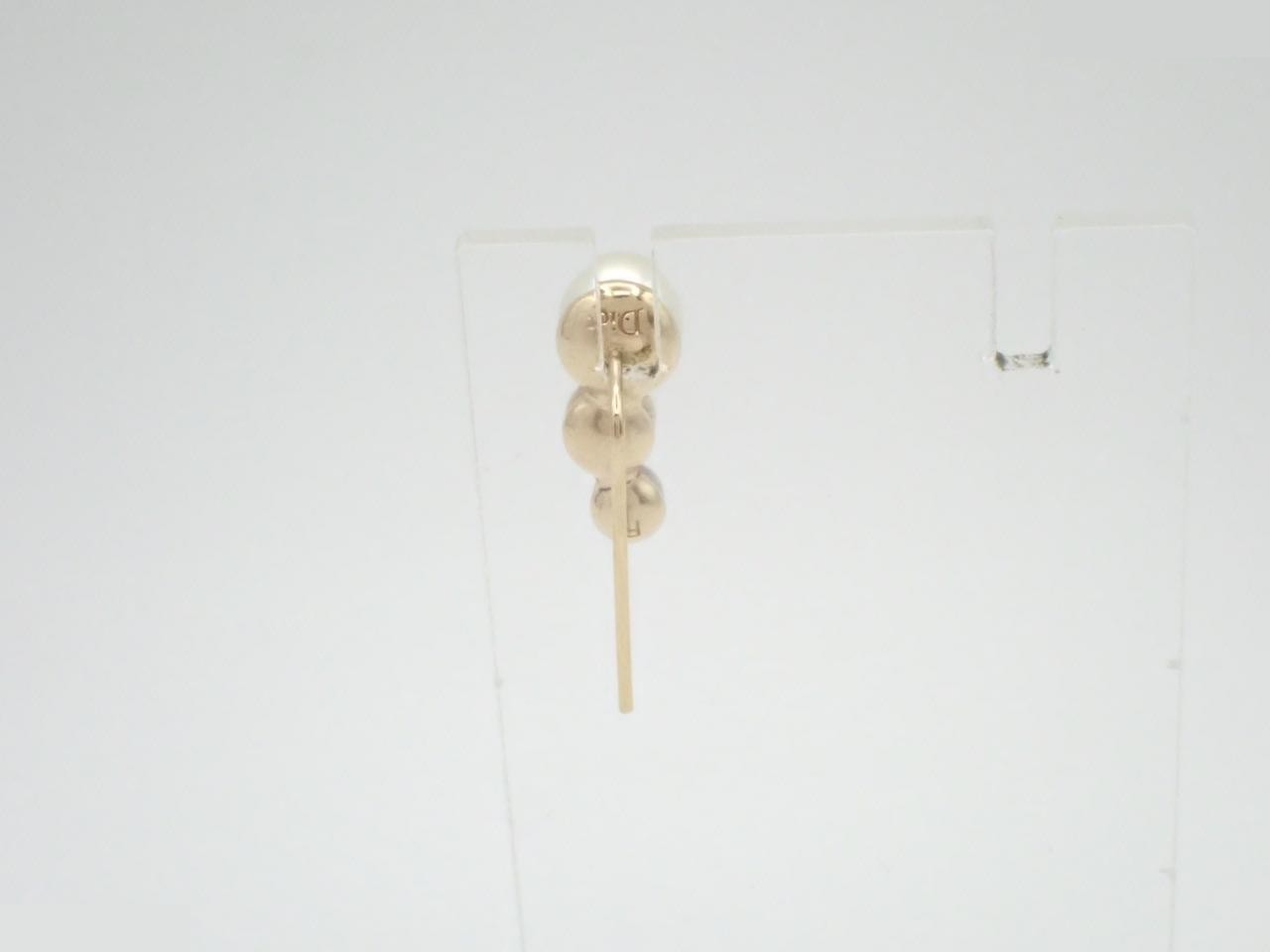 Tribal pearl earring (single earring) — view 2