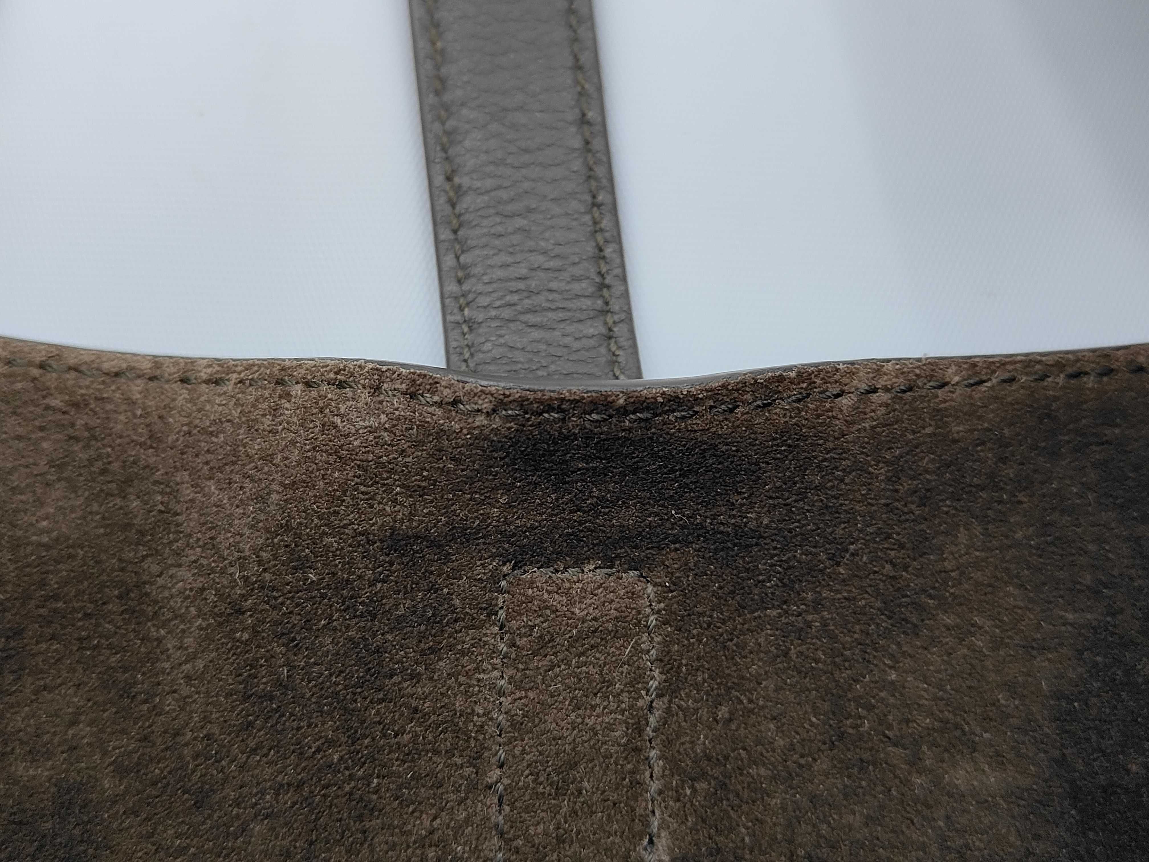 Leather Logo Hardware Semi-Shoulder Bag — view 11