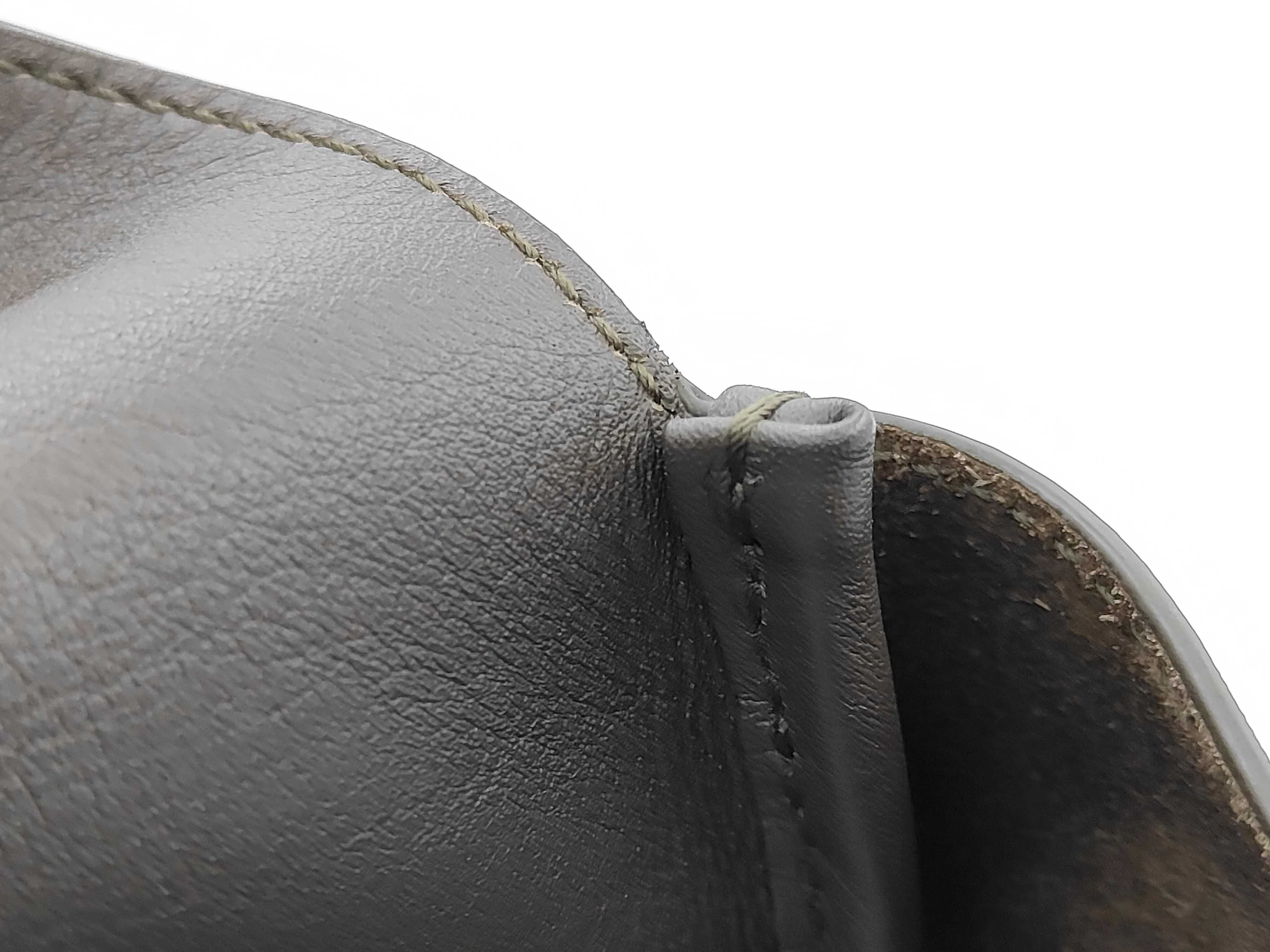 Leather Logo Hardware Semi-Shoulder Bag — view 7