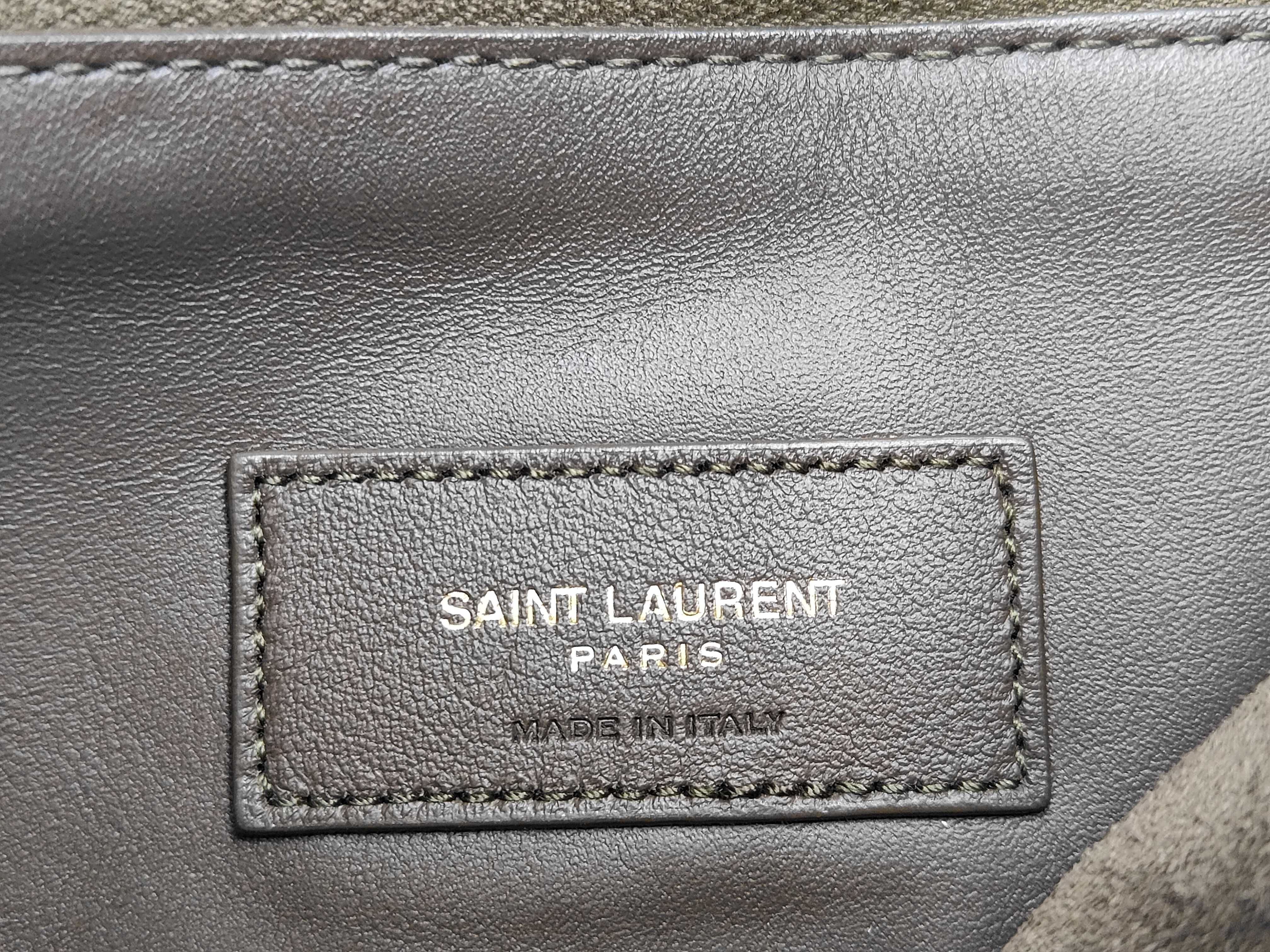 Leather Logo Hardware Semi-Shoulder Bag — view 10