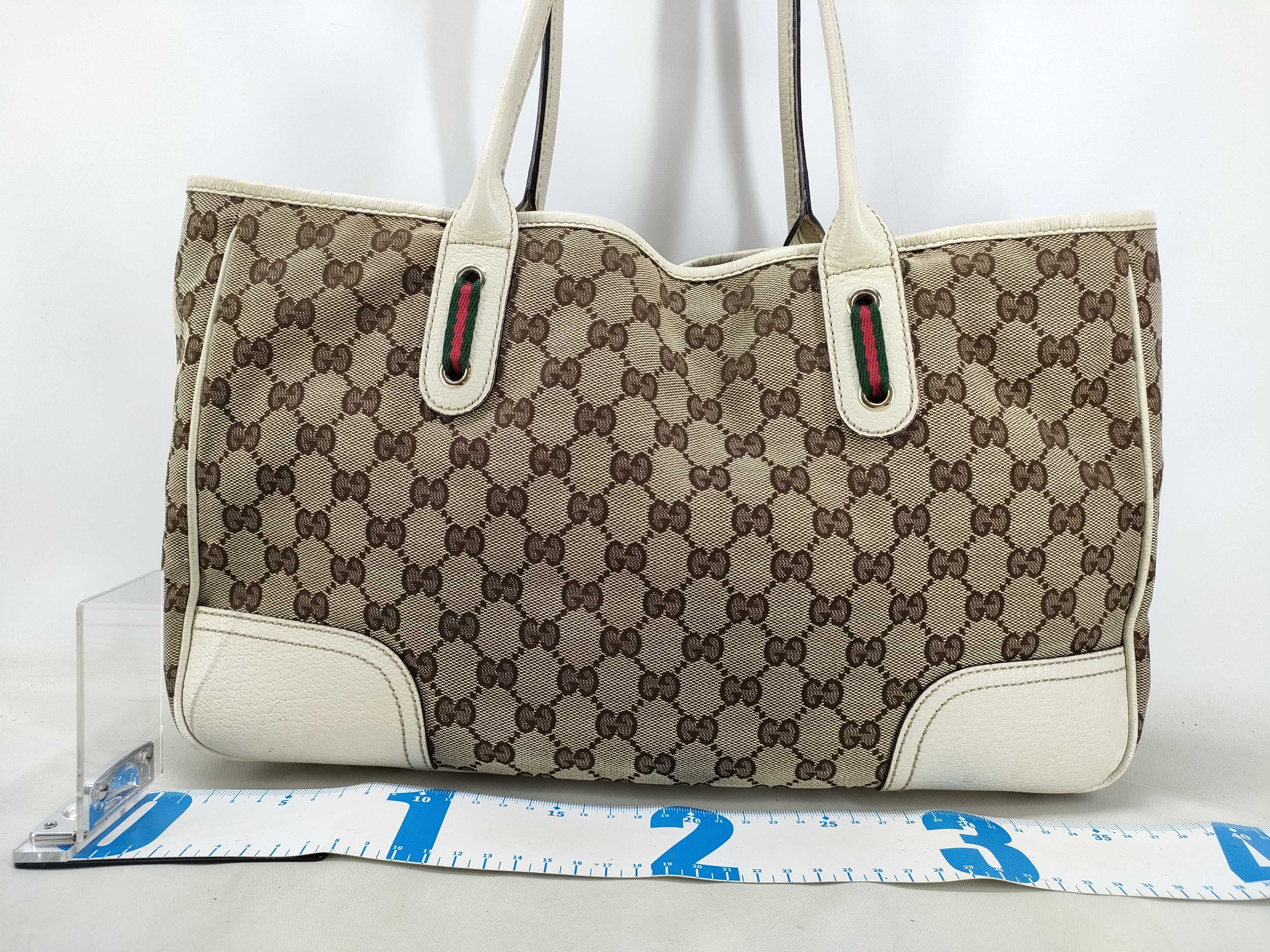 GG Canvas Tote Bag, Sherry Line Tote Bag — view 2