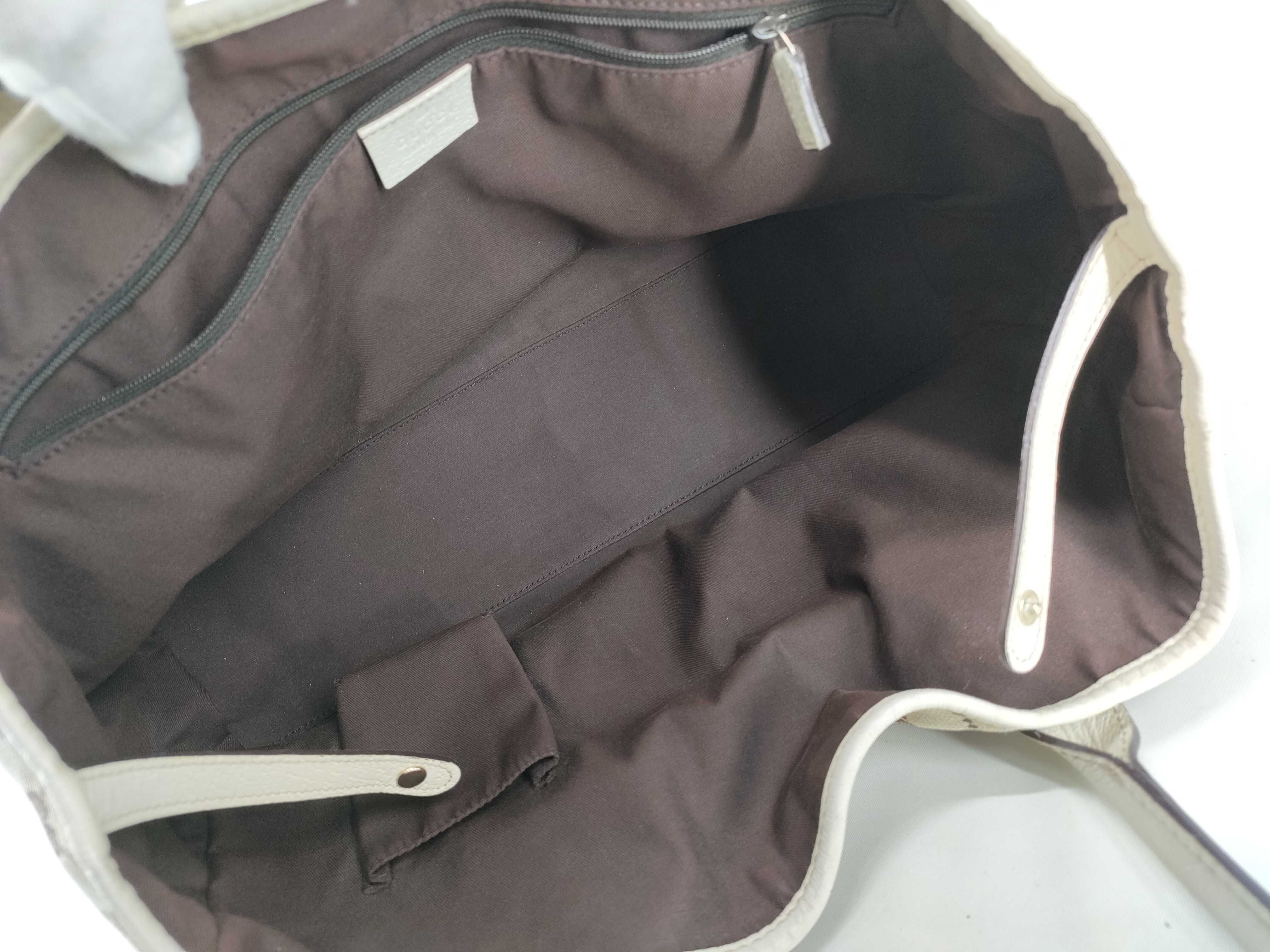 GG Canvas Tote Bag, Sherry Line Tote Bag — view 8