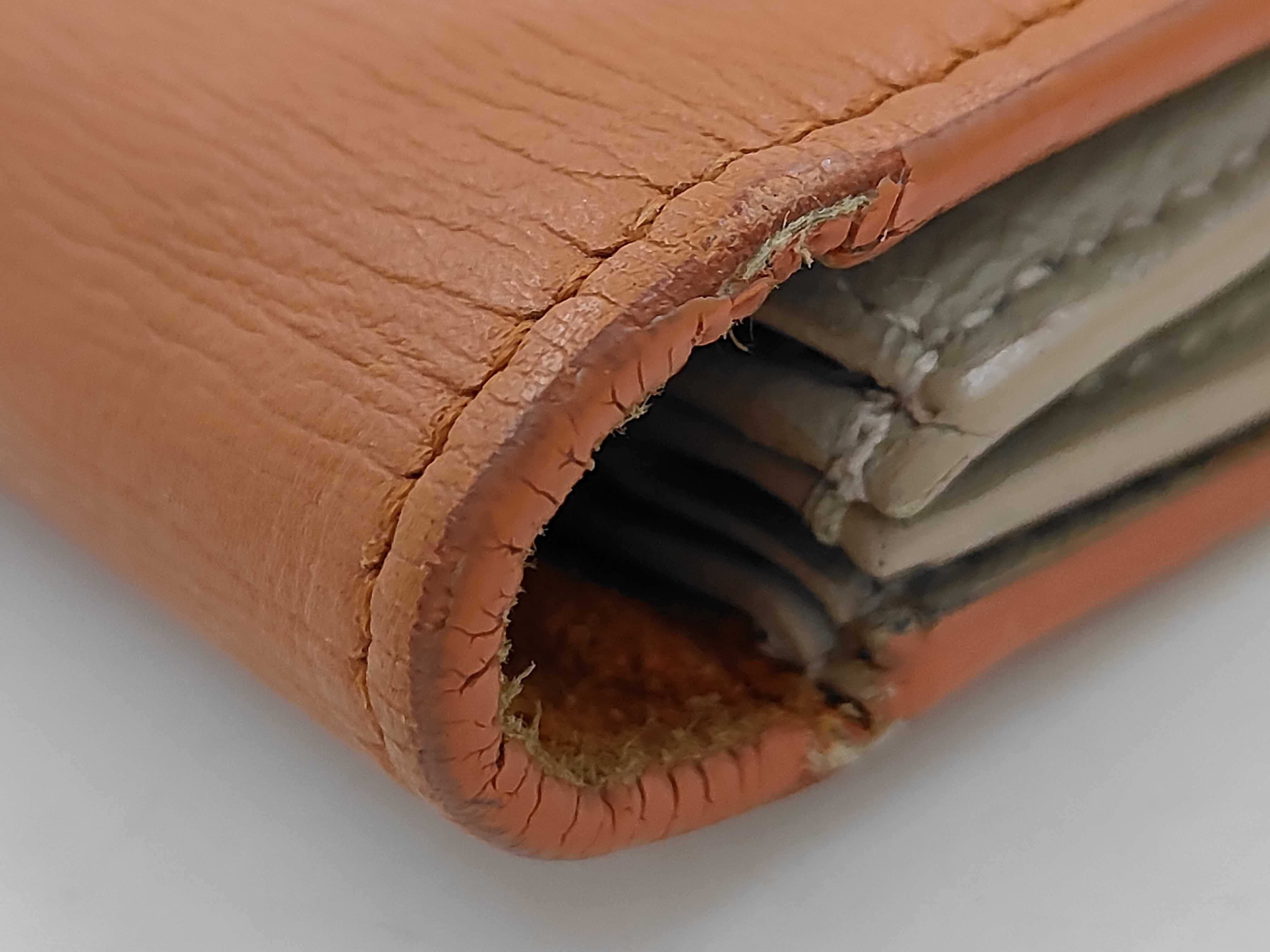 Large Strap Multifunction Long Wallet Leather Brown Wallet — view 4