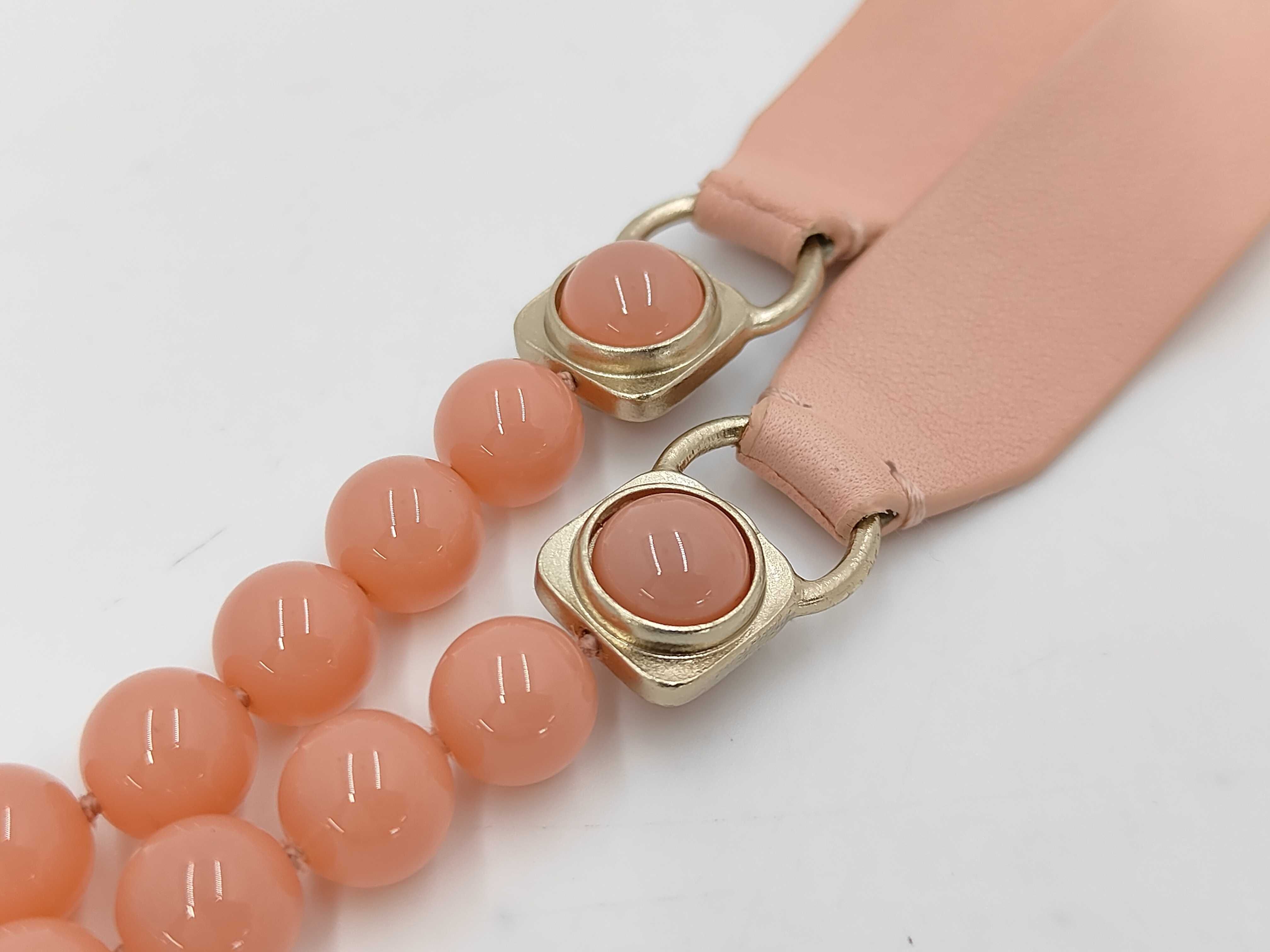 belt leather pink belt — view 5