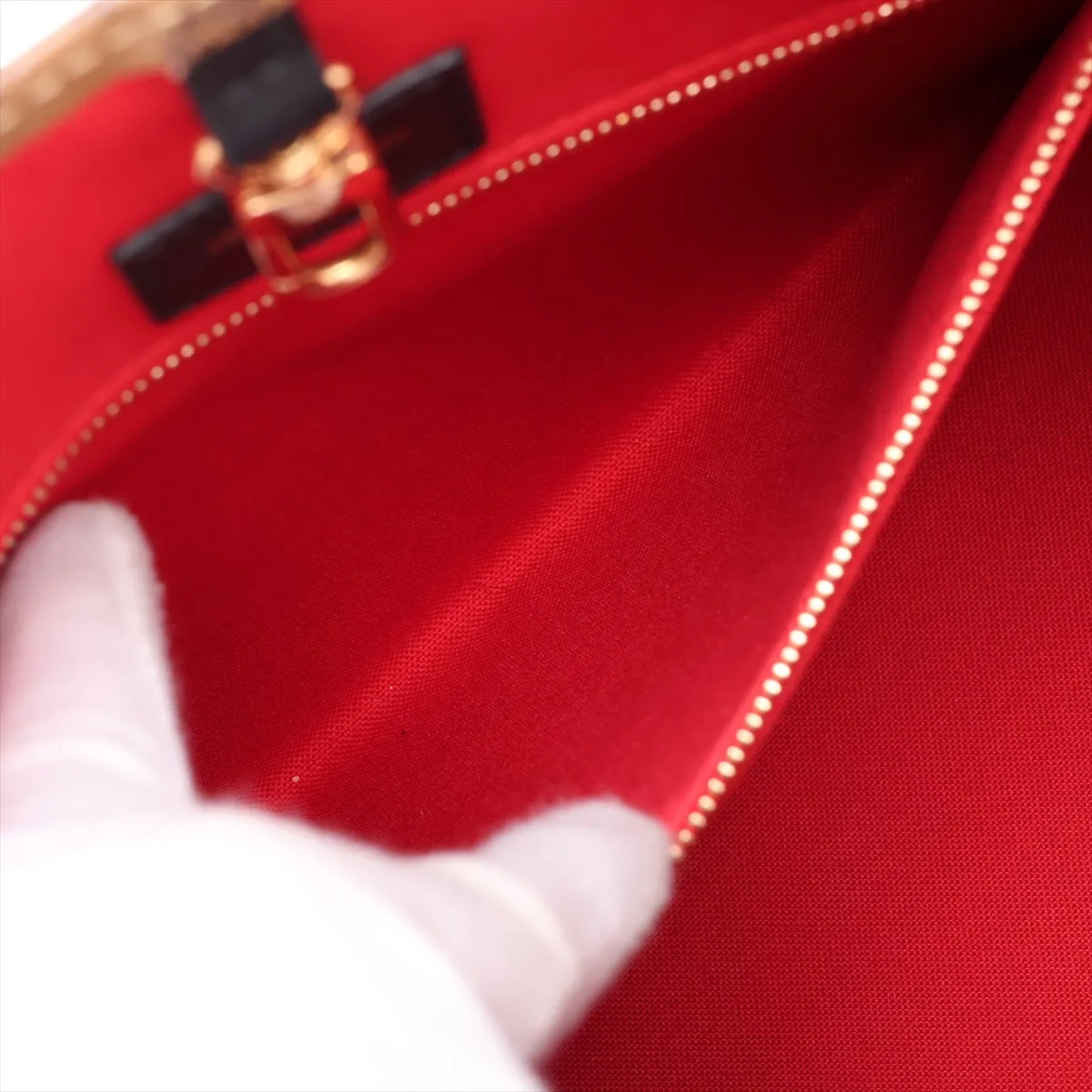 Giant Monogram Reverse OnTheGo MM M45321 Brown (RFID detected) — view 8