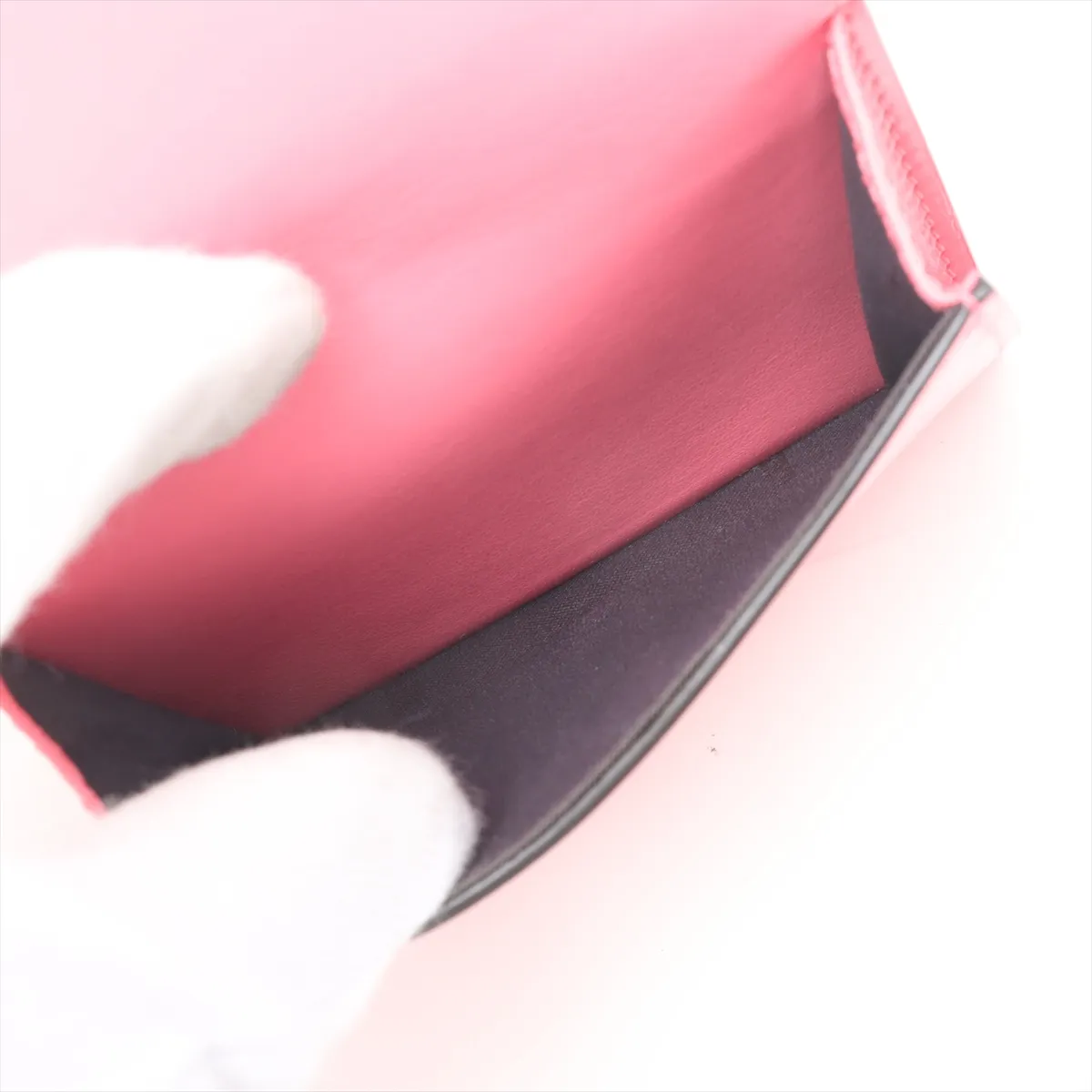 Bucket Leather Shoulder Wallet Pink 8M0482 — view 6