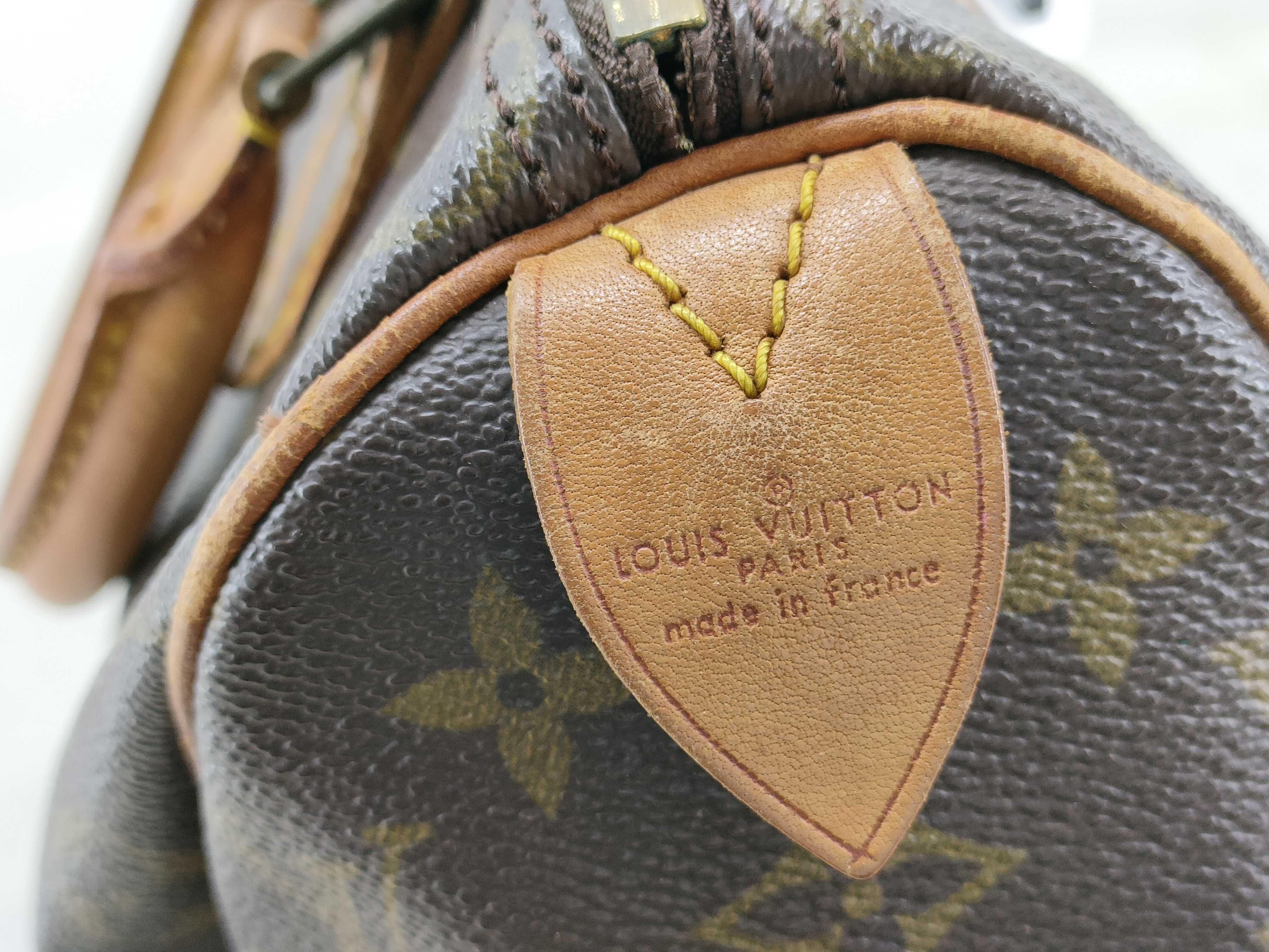 Monogram Louis Vuitton Speedy 25 M41528 MI862 Boston Bag — view 8