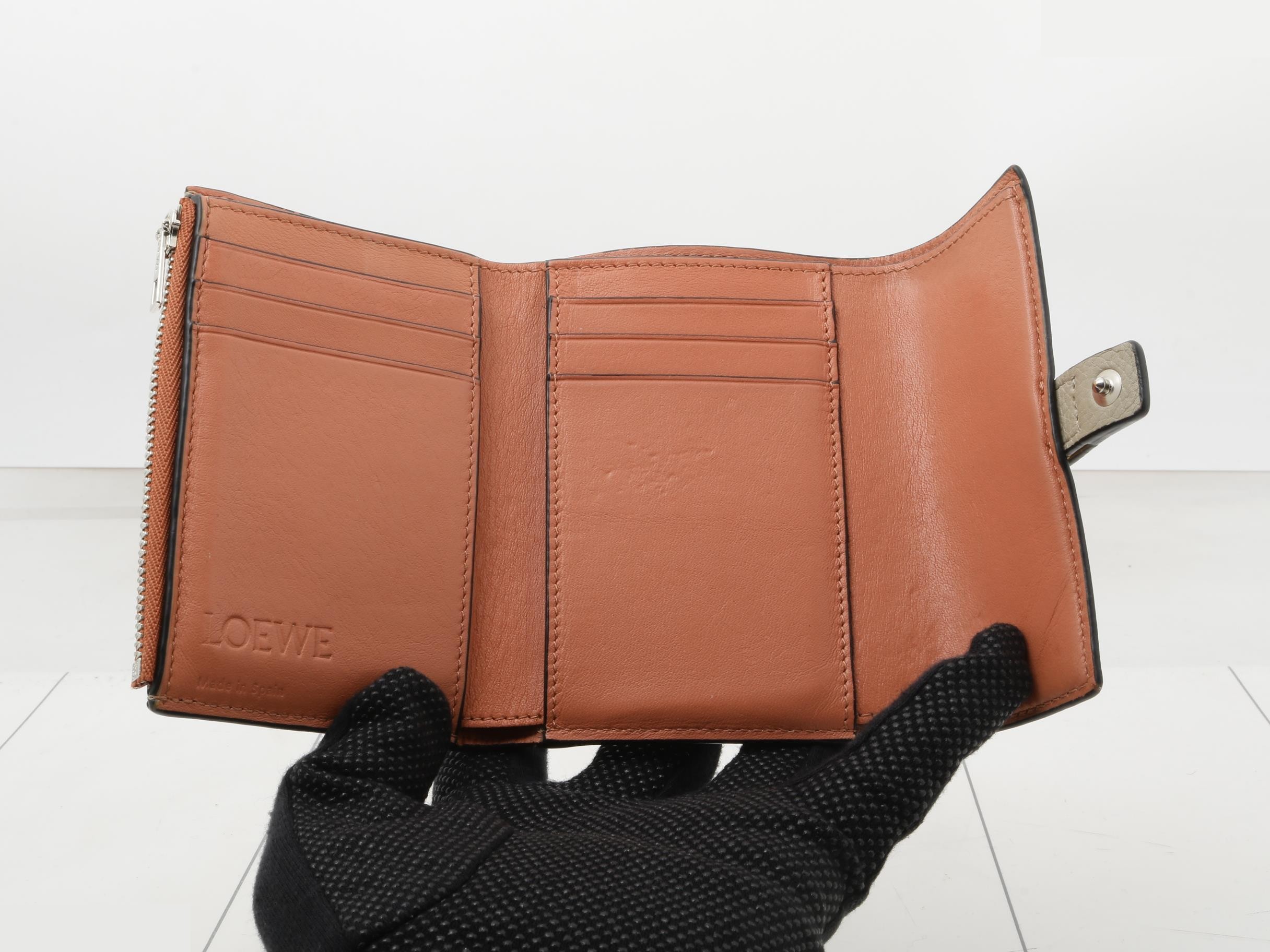 Amazona Vertical Wallet Small Light Oats/Honey — view 4