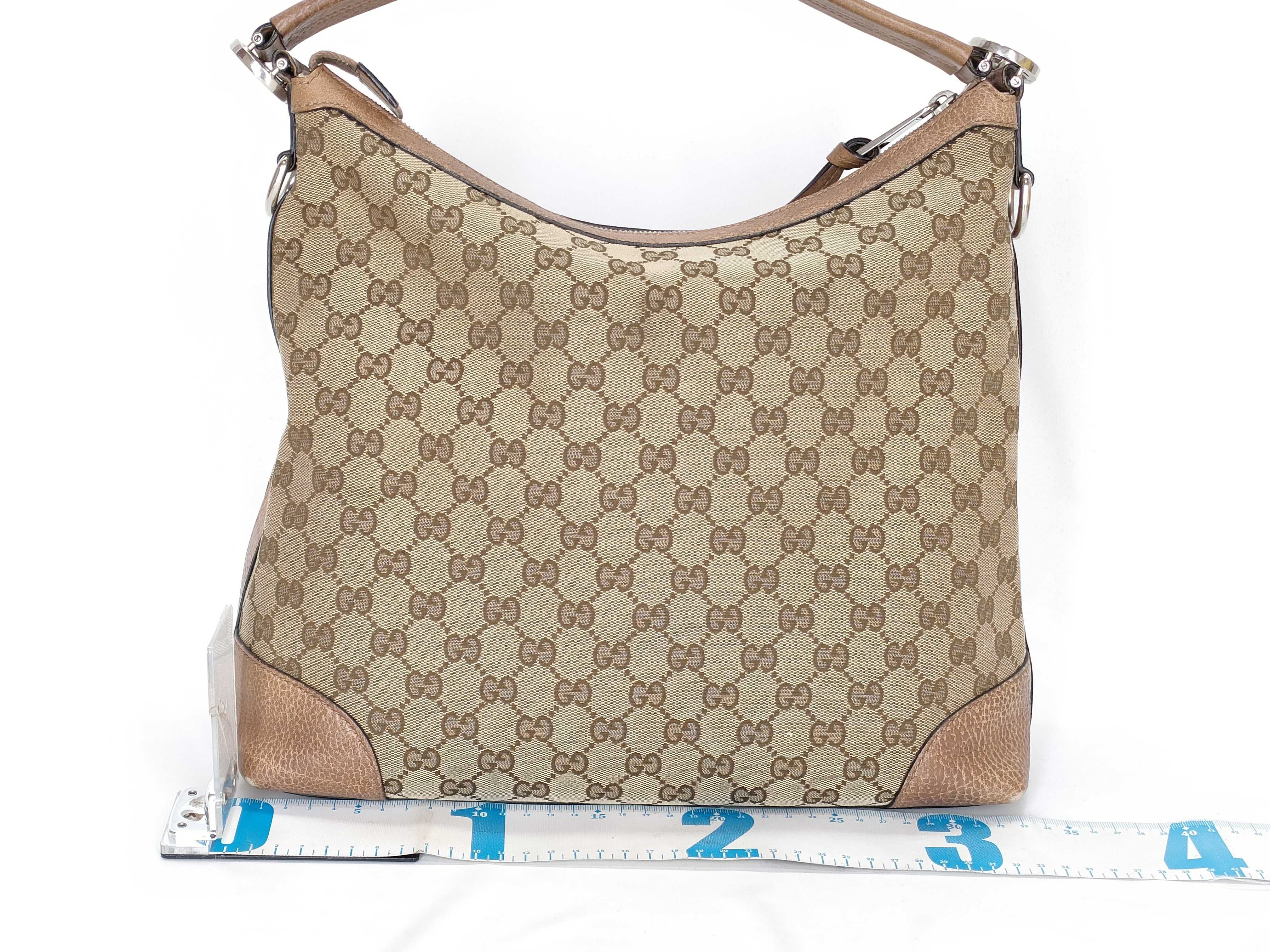 GG Canvas Sukey Hobo Shoulder Bag (Brown) Shoulder Bag — view 2