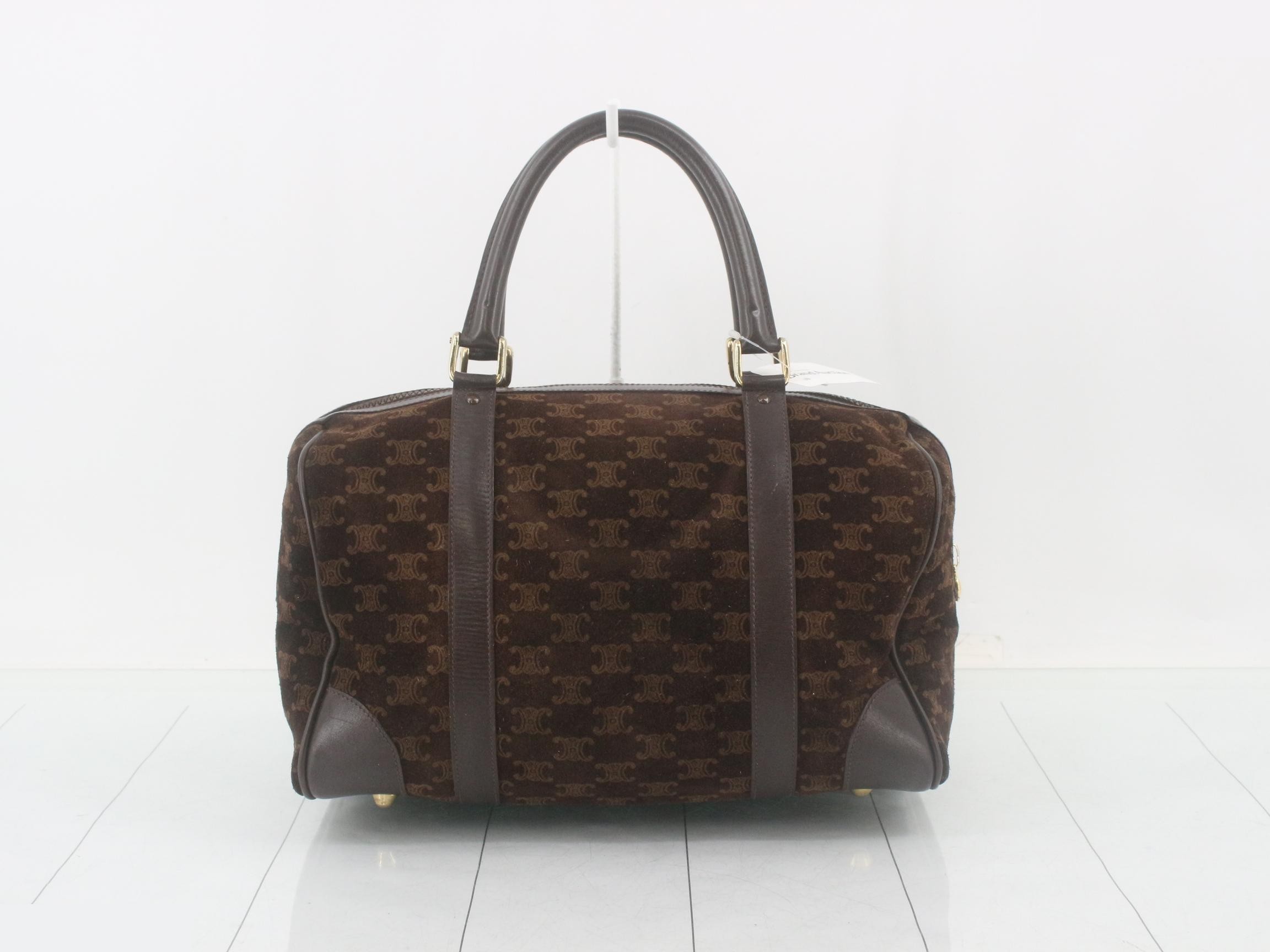 Suede Mini Boston Bag — view 2