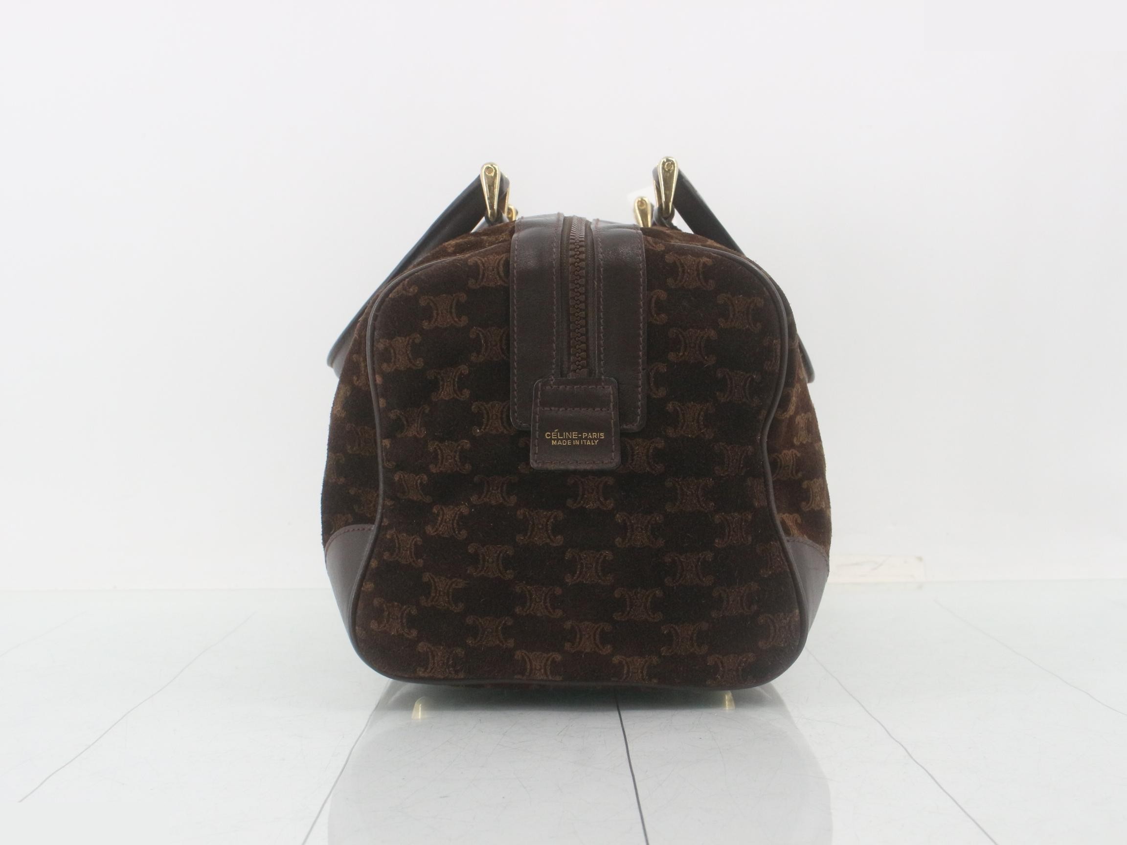 Suede Mini Boston Bag — view 3
