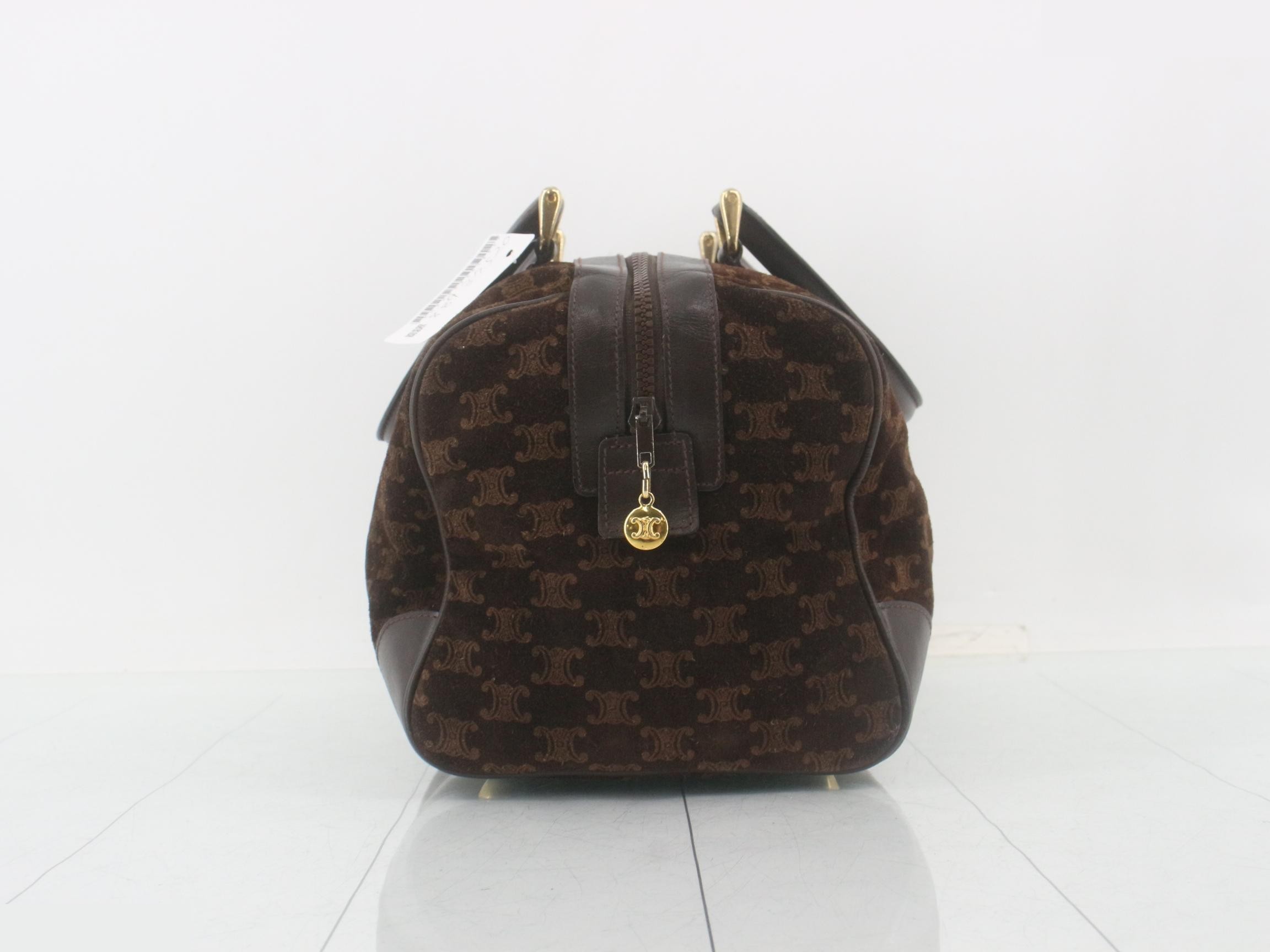 Suede Mini Boston Bag — view 4